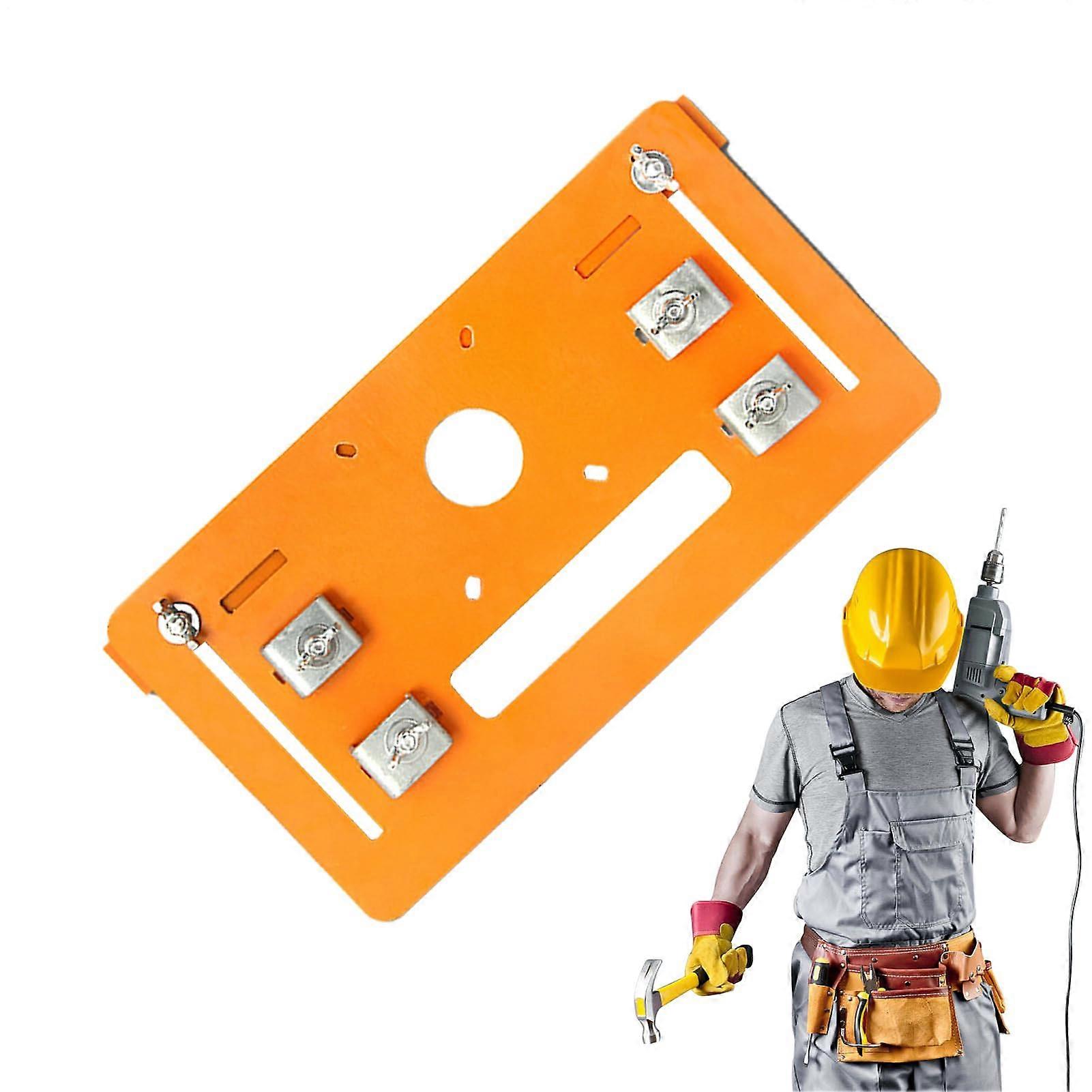 Bakelite Cutting Machine Guide Plate, Adjustable Base Plate for 45-Degree Miter Cuts, Compatible with Trim, Gong, and Marble Machines