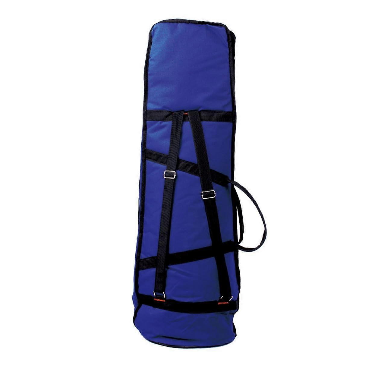 Thickened Oxford Trombone Bag Large Capacity Protective Storage for Tenor and Althorn Trombones, Blue