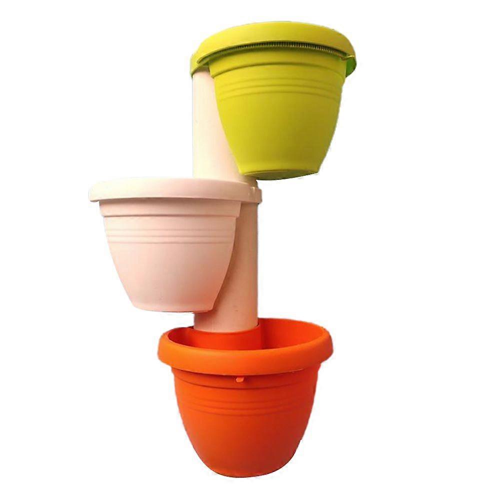 3 stk dræn urtepotter karr, tagrende nedløbspotte urtepotte til planter og blomster