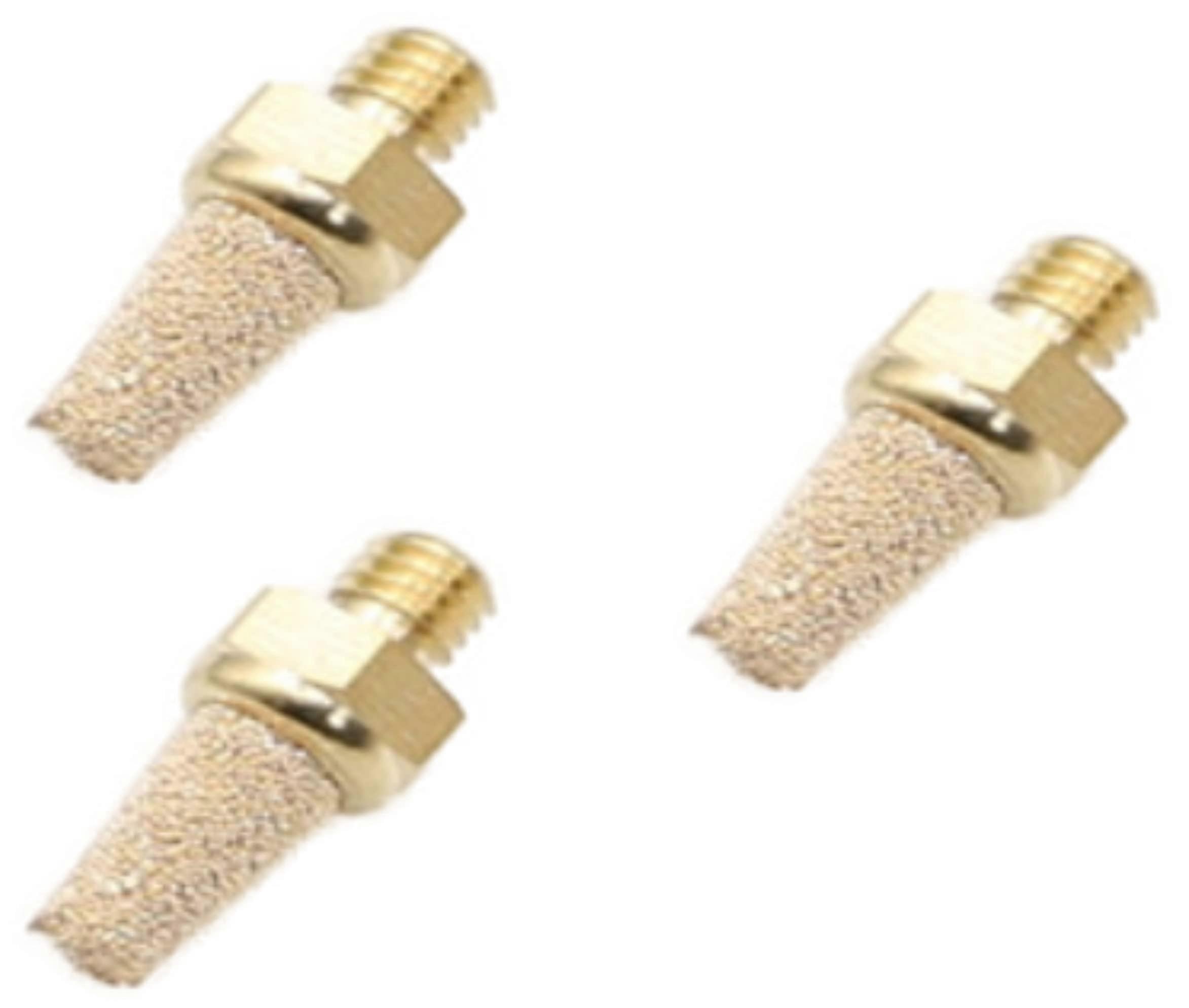 Pneumatic Silencer Made Of Sintered Bronze M5, Set Of 3, Industrial Quality