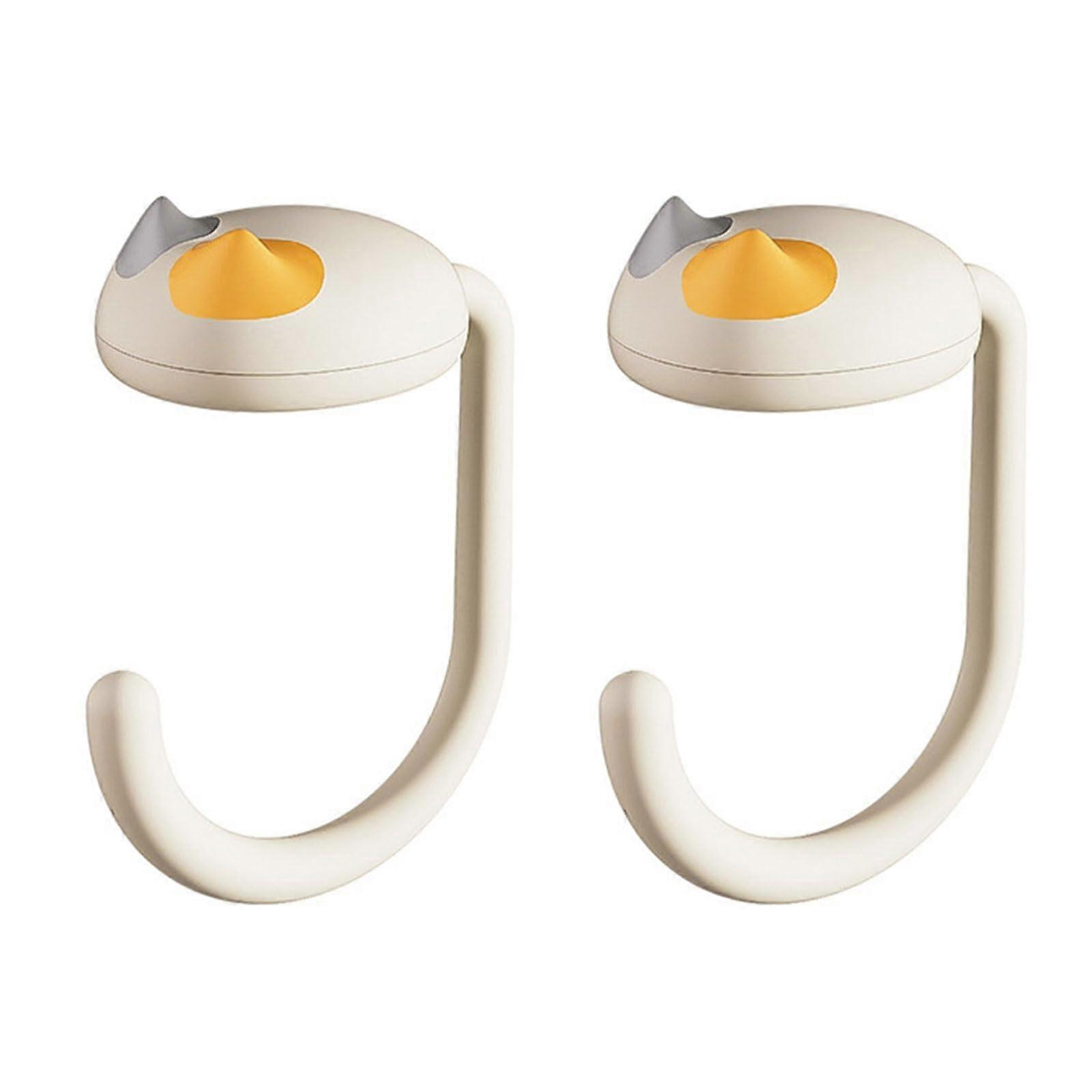 Cats Head Wall Hook Pack of 2, Sturdy Portable PP Material for Hanging Clothes and Hats, Home and Garden Decor
