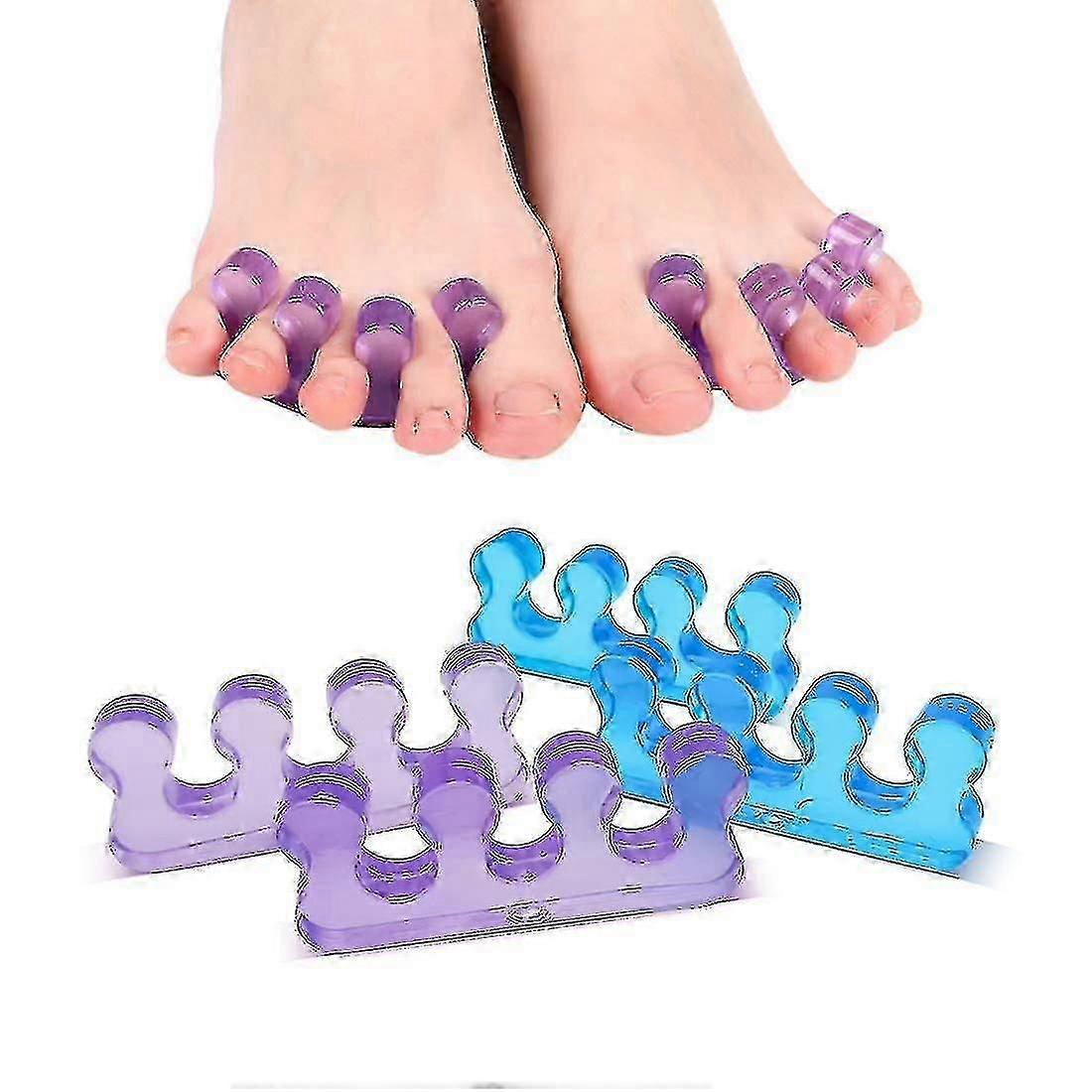 Μαλακοί διαχωριστές δακτύλων τζελ για πεντικιούρ και άνεση περιποίησης ποδιών