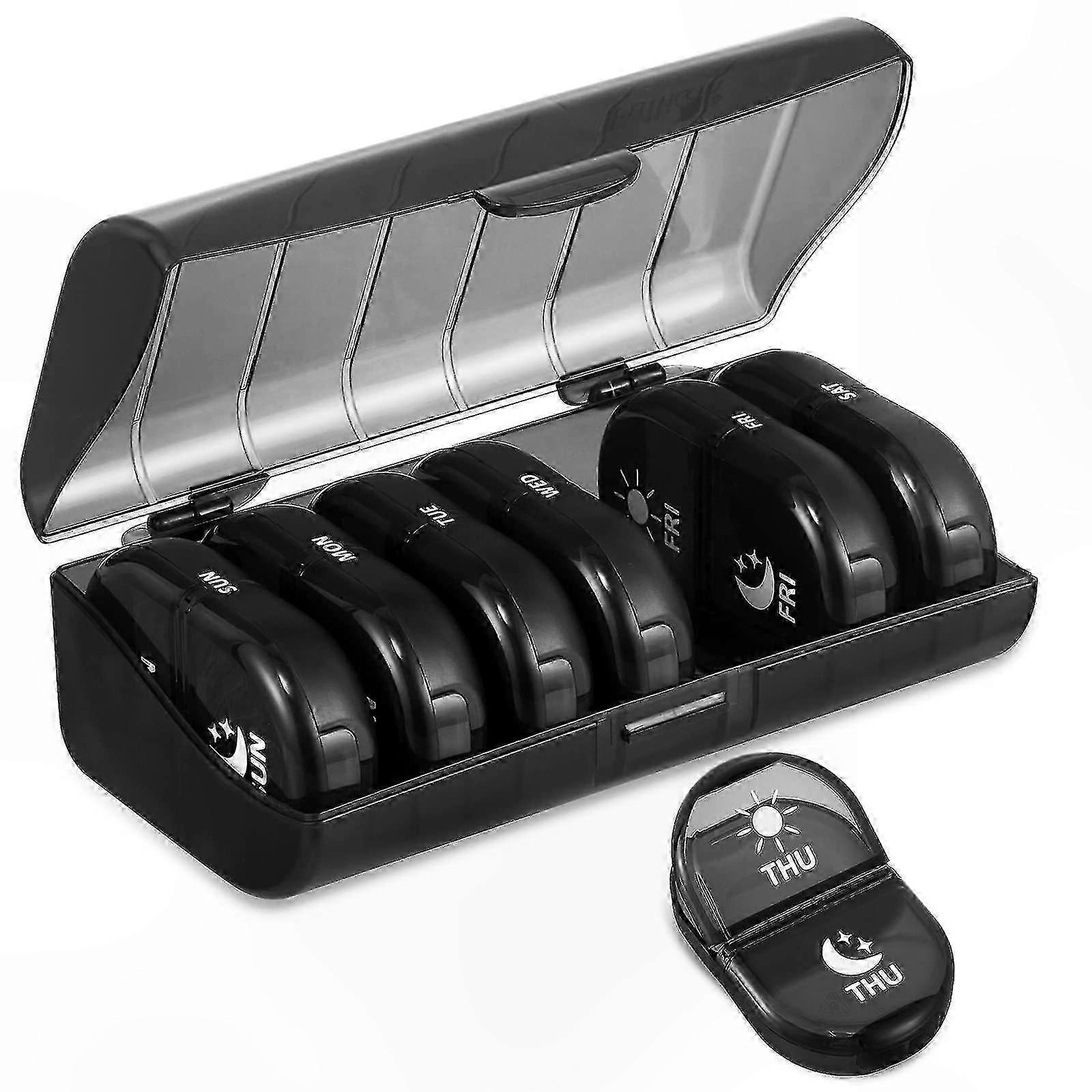 7-Day Portable Pill Organizer for Medication Management