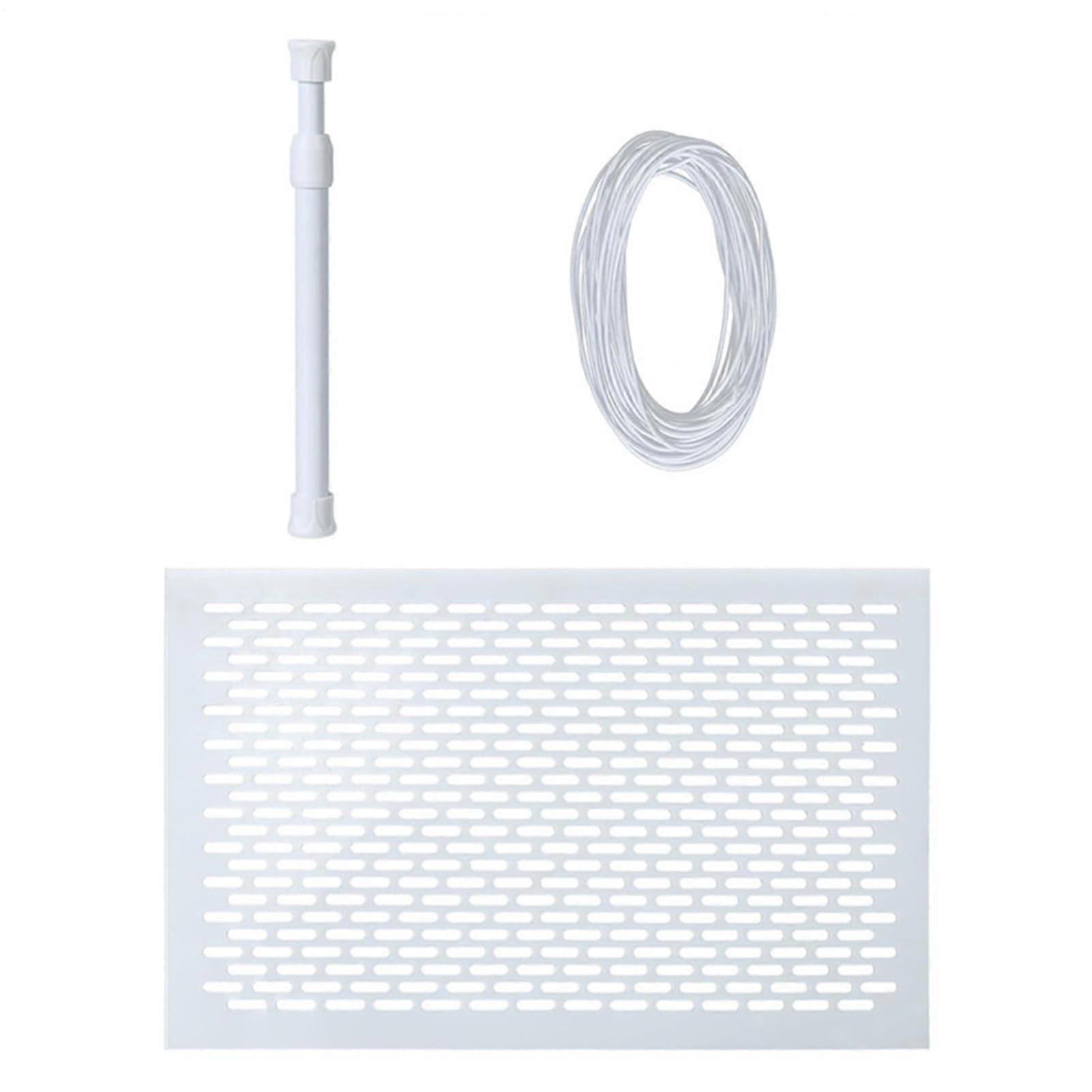 Pool skimmer net, skimmer cover, reinforced mesh protective screen, for cleaning pools, ponds, spas, and drainage gutters.