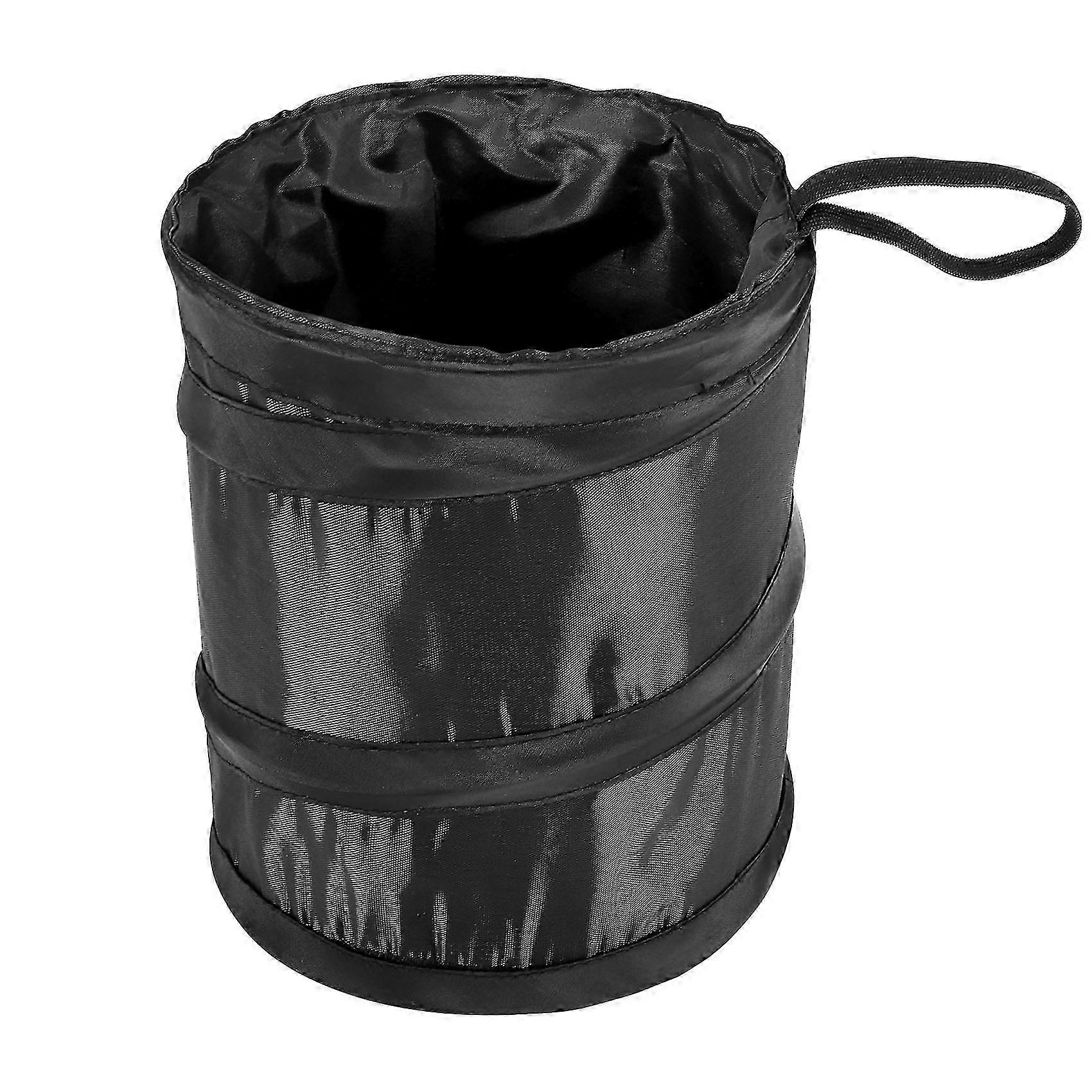 Collapsible Waterproof Car Trash Can, Portable Waste Bin with Lid for Auto, Home, Office, Travel Garbage Bag