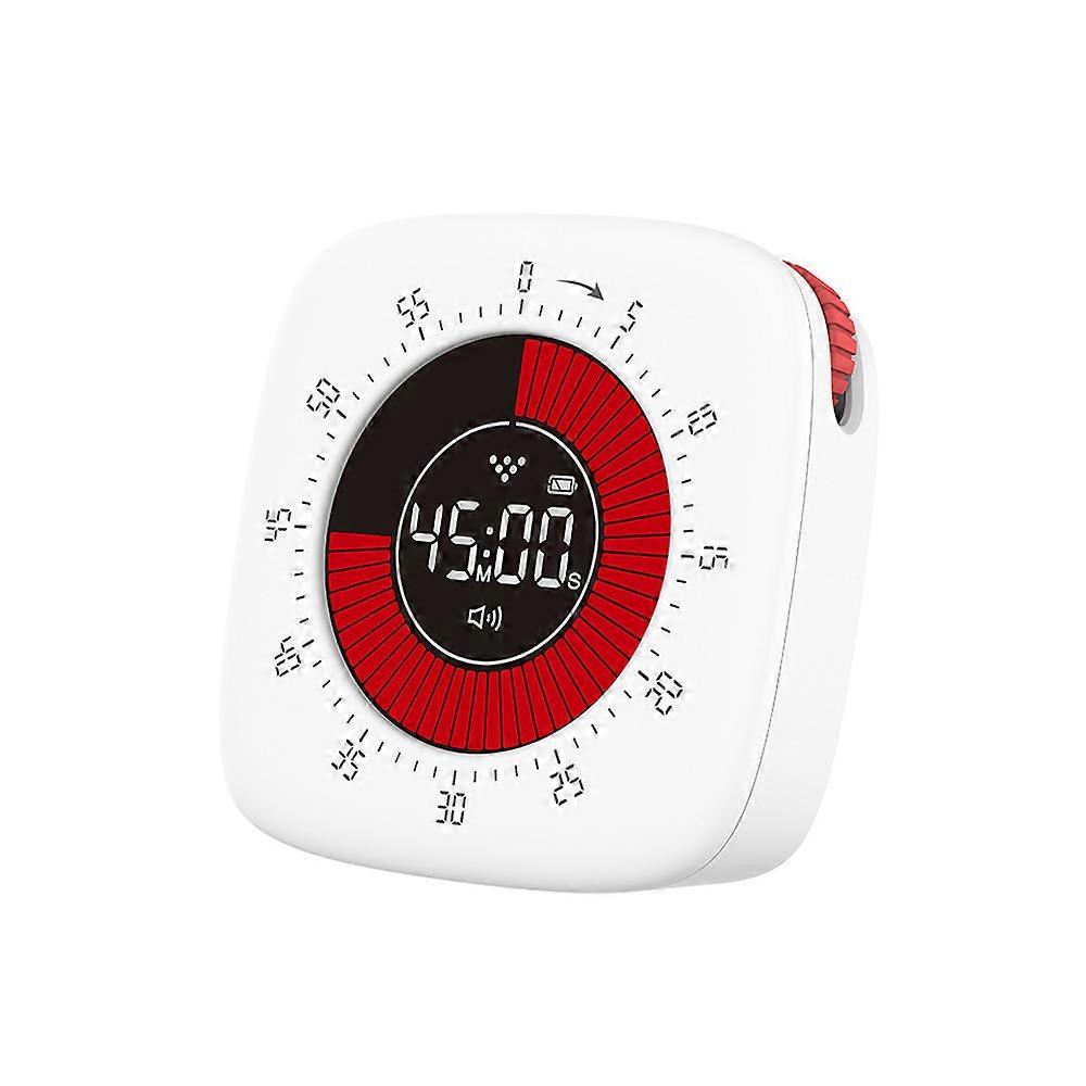 Visual Timer with Alarm Count Up Rechargeable 60 Minute Countdown