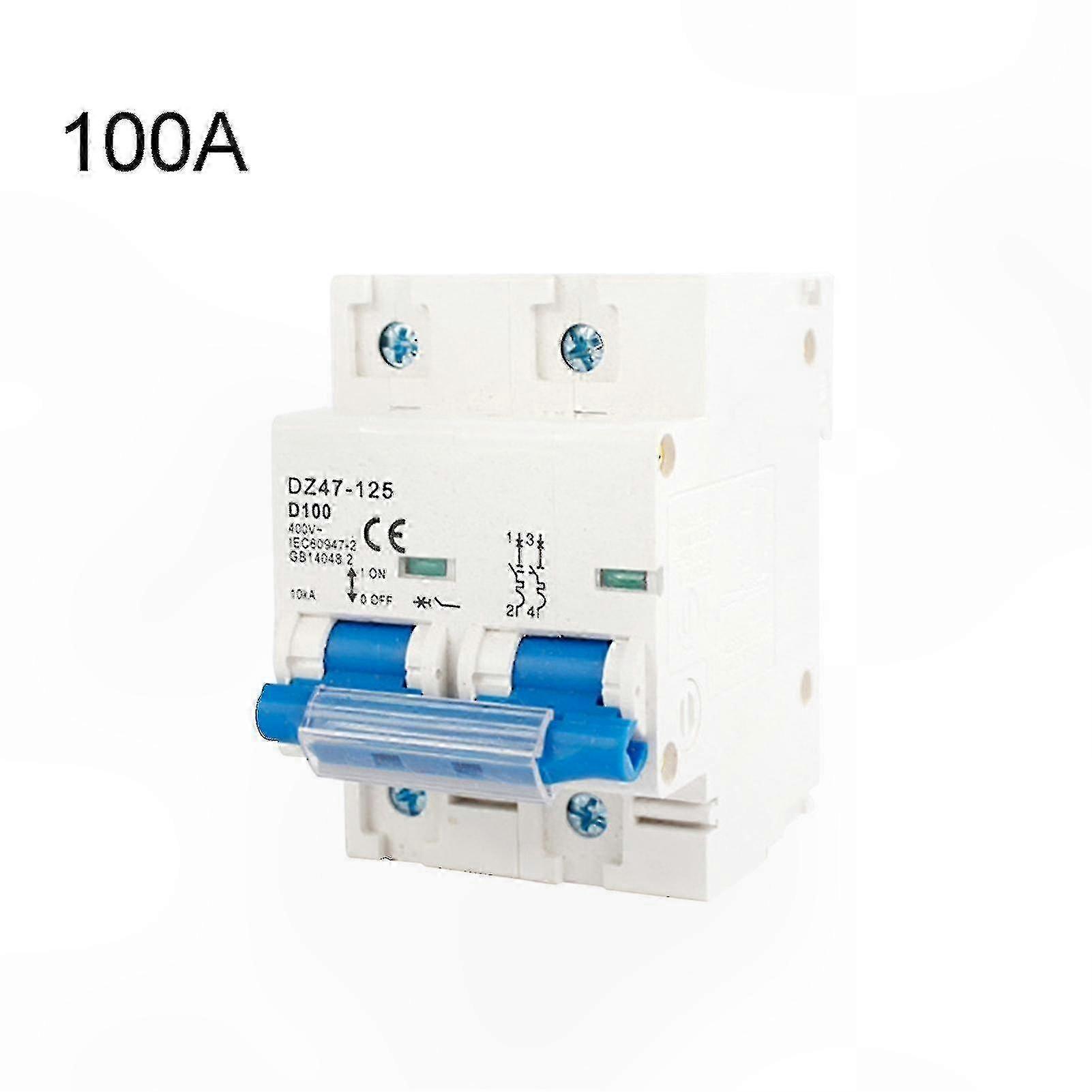 High Capacity 2P Air Switch Circuit Breaker for Home Use, 80A-125A