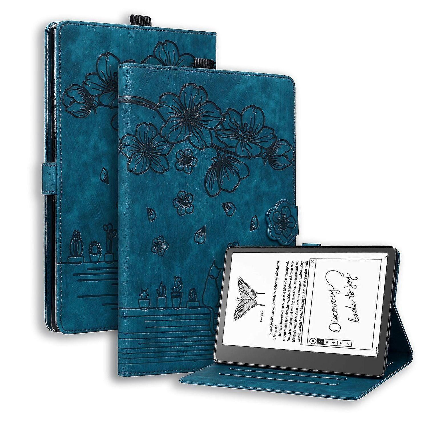 Sakura Cat Lederhülle für Amazon Kindle Scribe 10.2 2022