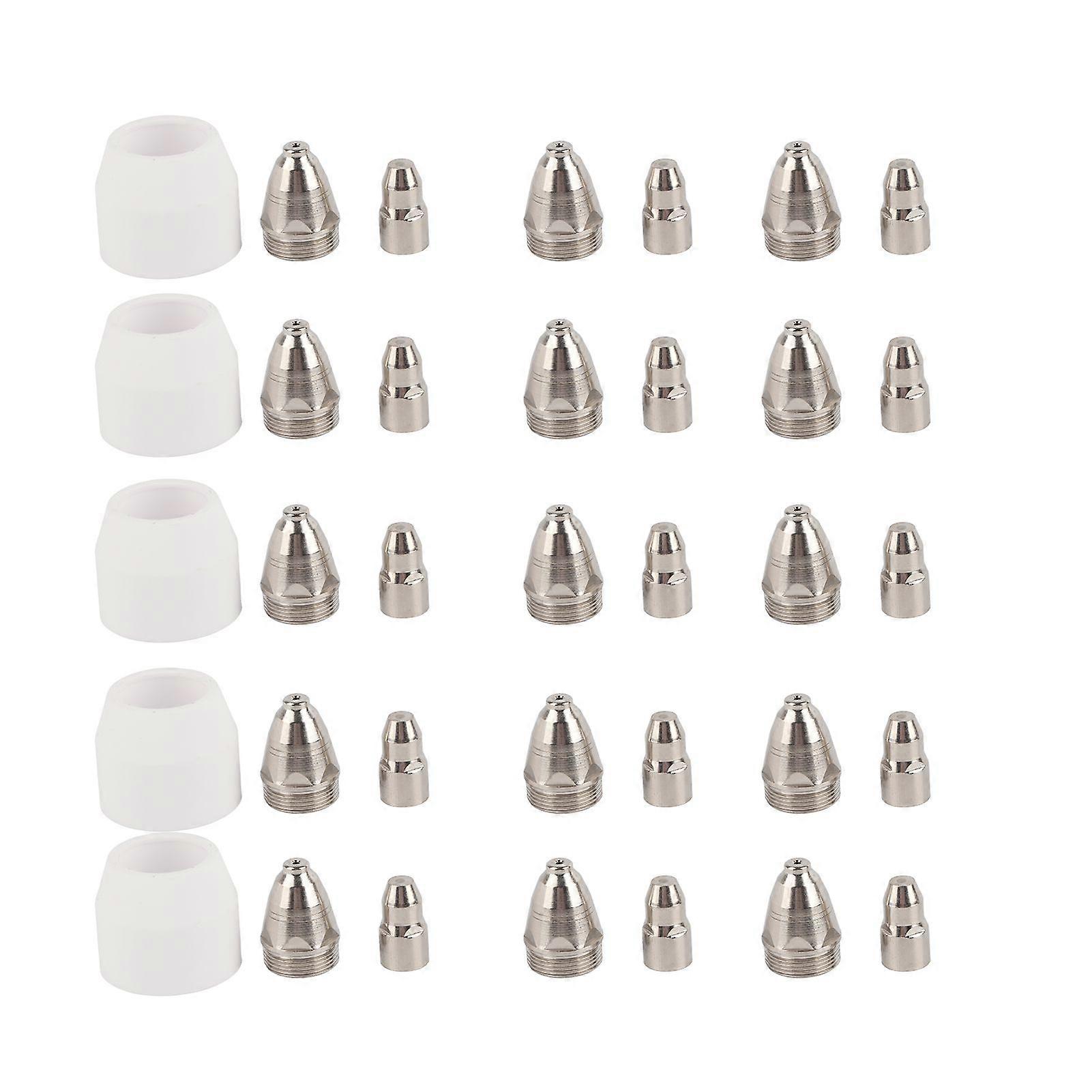 25pcs Cutting Tips Electrode Consumable Accessory Fit for P80 Cutting Torch