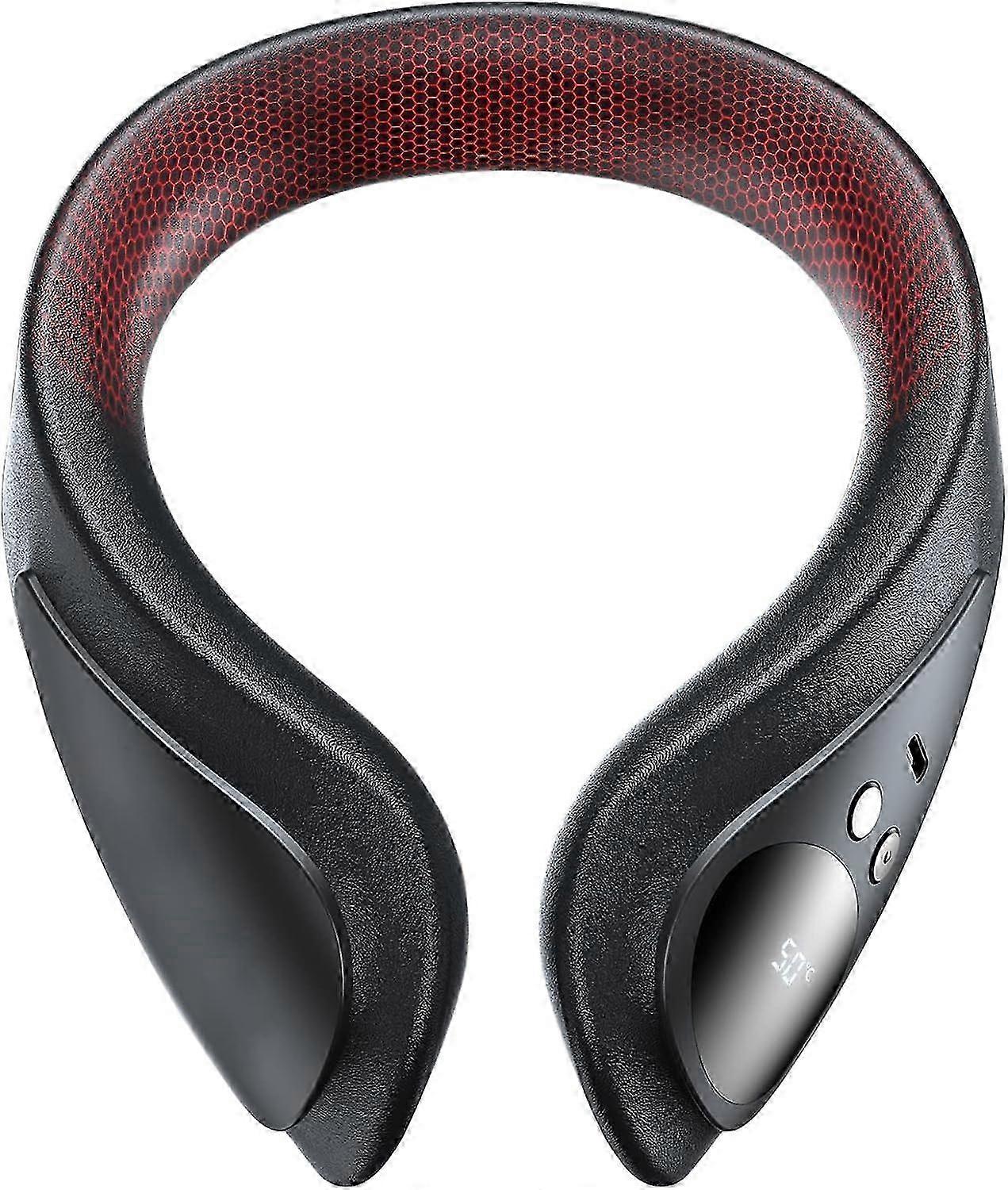 Portable Neck Warmer Rechargeable, Soft Leather Cordless Neck Heate...