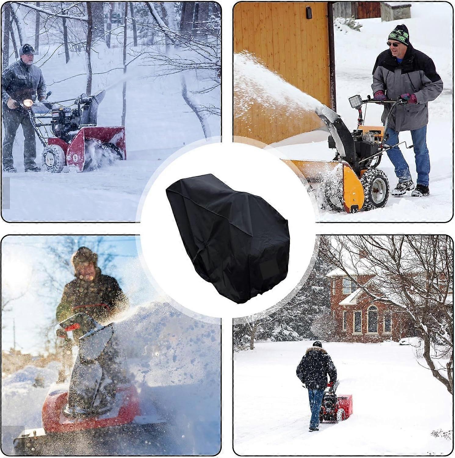 Housse De Protection Pour Souffleuse à Neige - Imperméable Et Résistante Aux UV - Taille 84x147x132 Cm