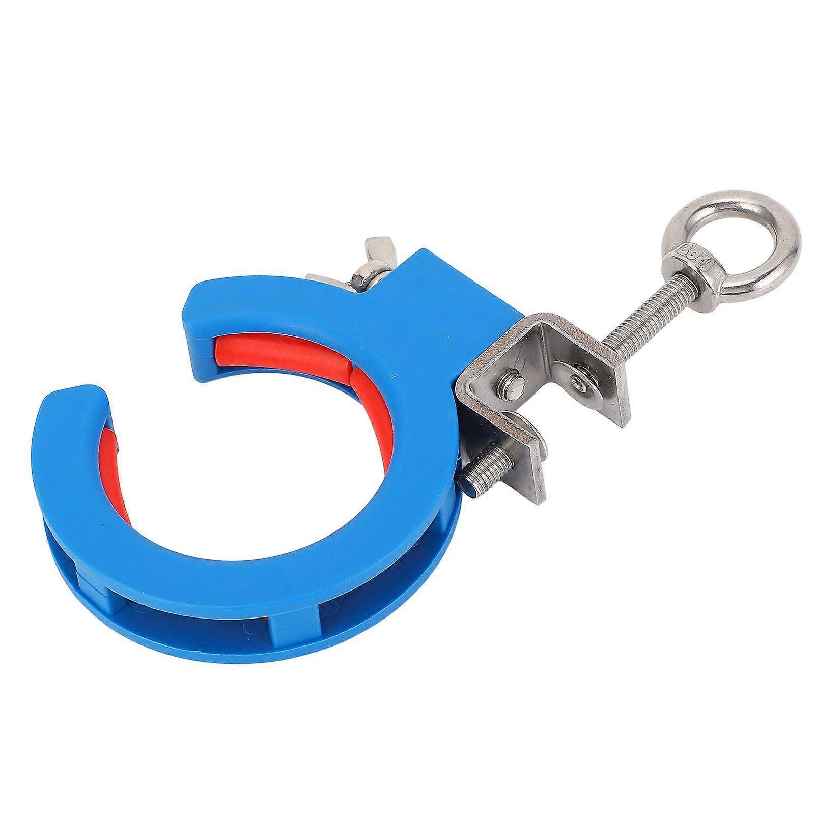 Cable Tray Roller 65mm Clamp Auxiliary Threading Wire Pulling Pulley for Inside Outside Corner Use Blue