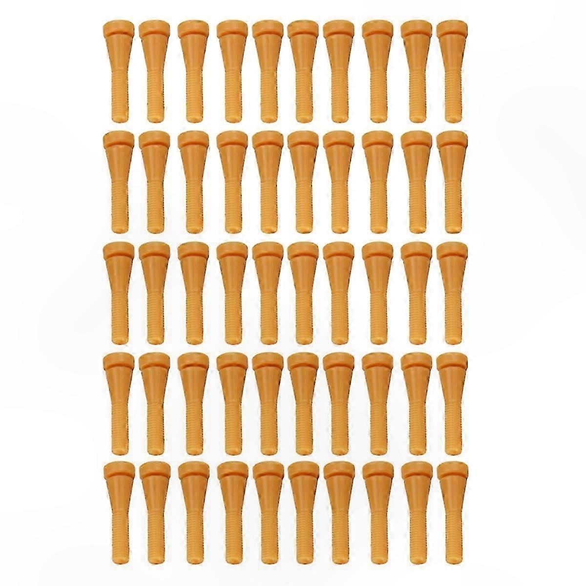 Pacote com 50 Dedos para Depenagem de Aves, Palhetas de Remoção de Pelos de Borracha Duráveis para Frango, Pato, Codorna, Ganso e Pássaros