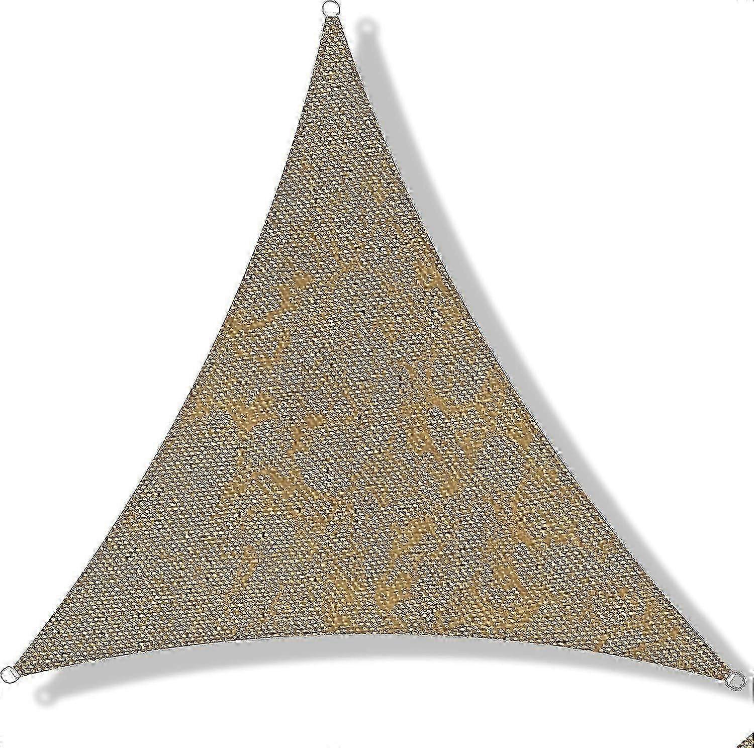 Sand Yellow UV-Resistant Shade Sail 222m Polyester Cover for Briti...