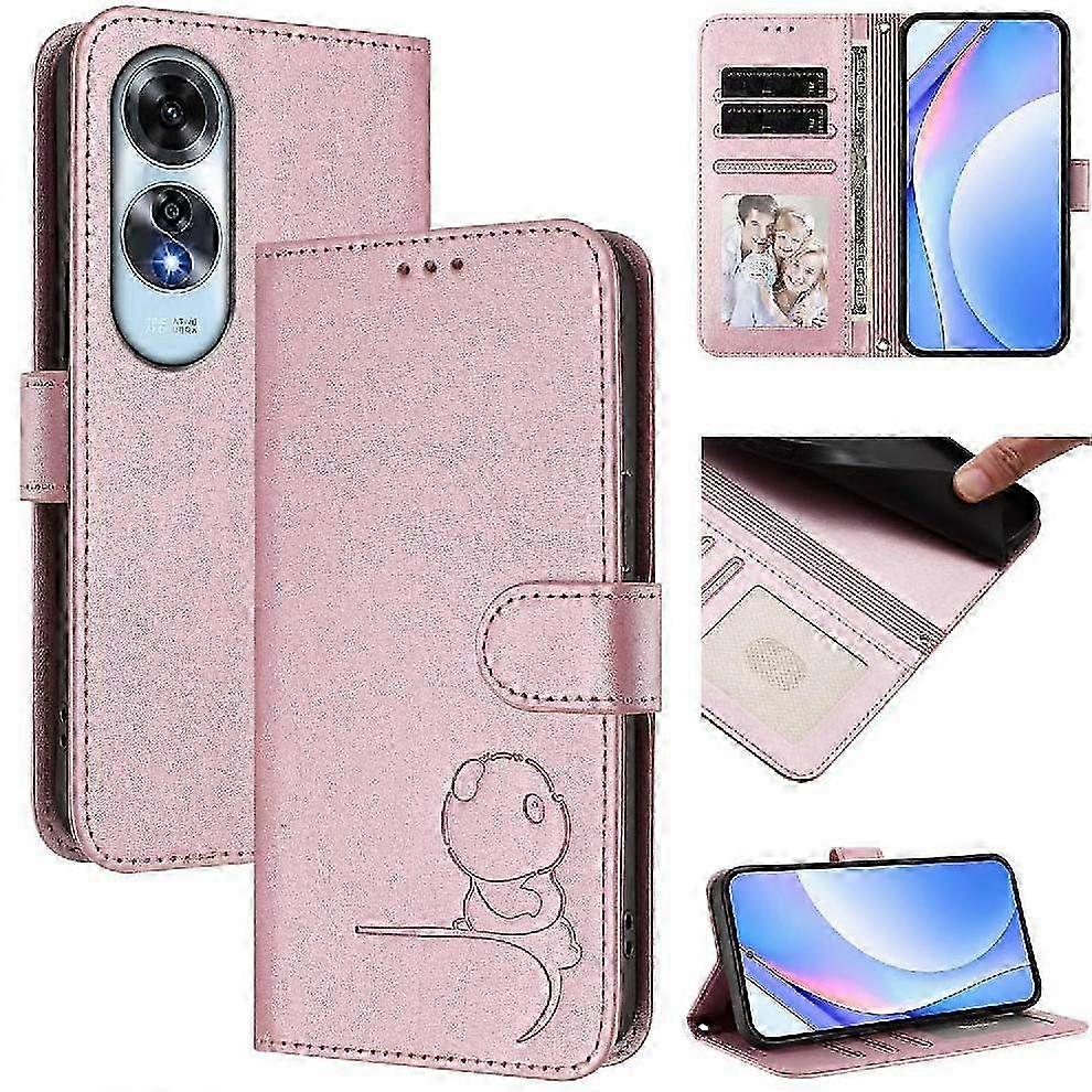 RFID Blocking PU Leather Flip Case with Card Slots, Kickstand & Mag...