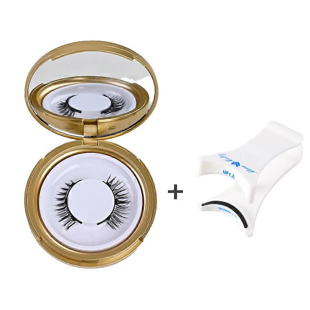 Magnetic Eyelash Set - Soft Magnetic for Quick & Easy Application, Reusable with Curler Included