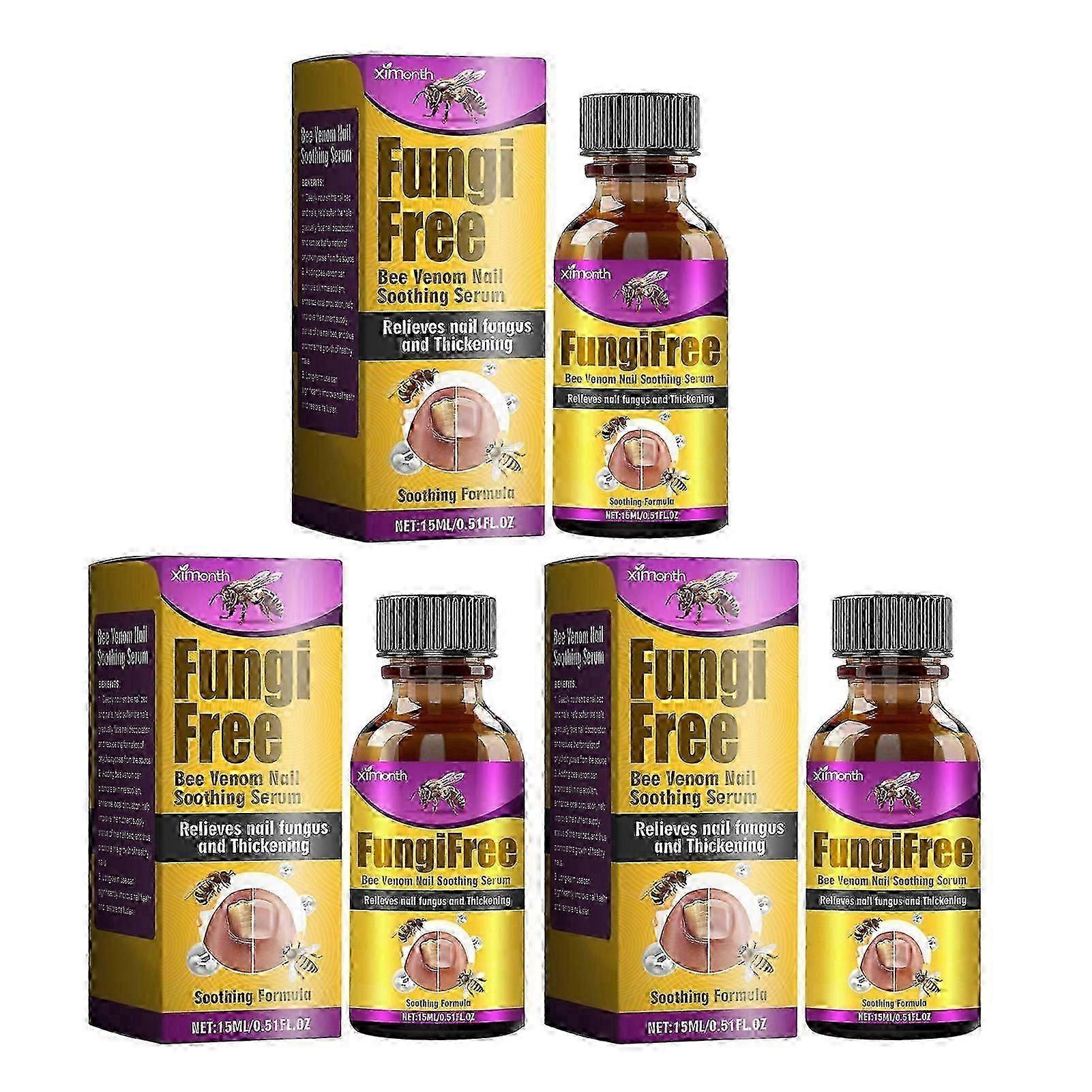 ビーベノムネイルトリートメントセラム効果的な足の爪強化美容液ナチュラルネイルグロースリキッド男性女性用