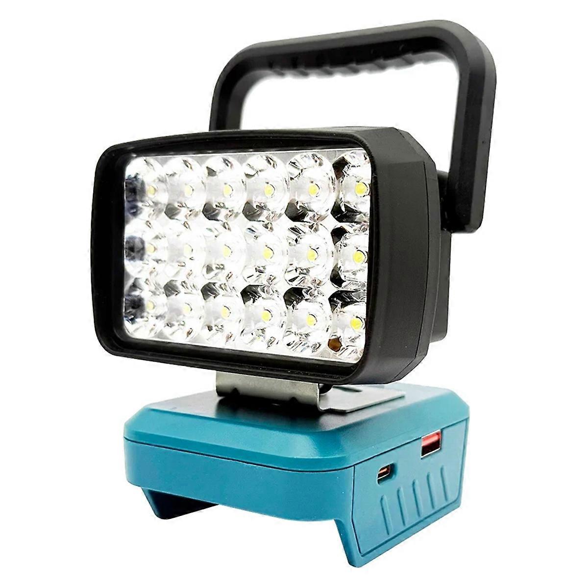 18 Beads Portable Lanterns Spotlight Torch LED Work Light Lamp for 18V Li-Ion Battery BL1830 BL1840 BL1815 BL1845