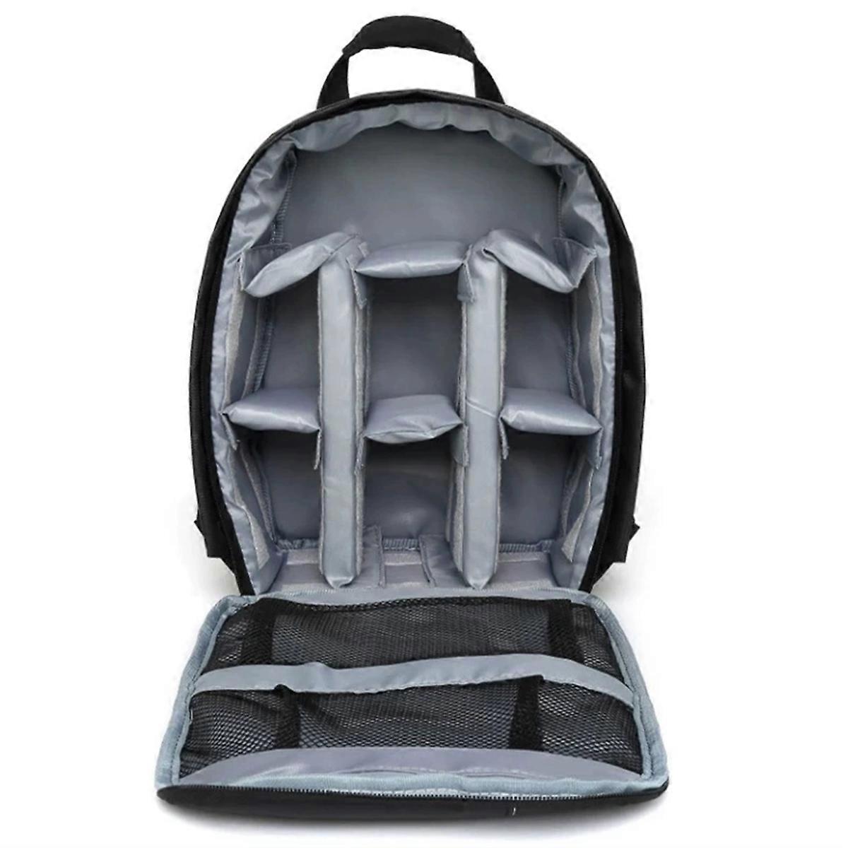 Multi-Functional Digital Camera Backpack Bag Waterproof Outdoor Dslr Camera Bag Lens Pouch DSLR Camera Bag Grey