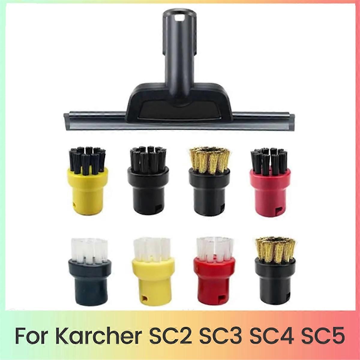 For SC2 SC3 SC4 SC5 Steam Cleaner Replacement Nozzle Brush Head Accessories Window Nozzle Round Brush