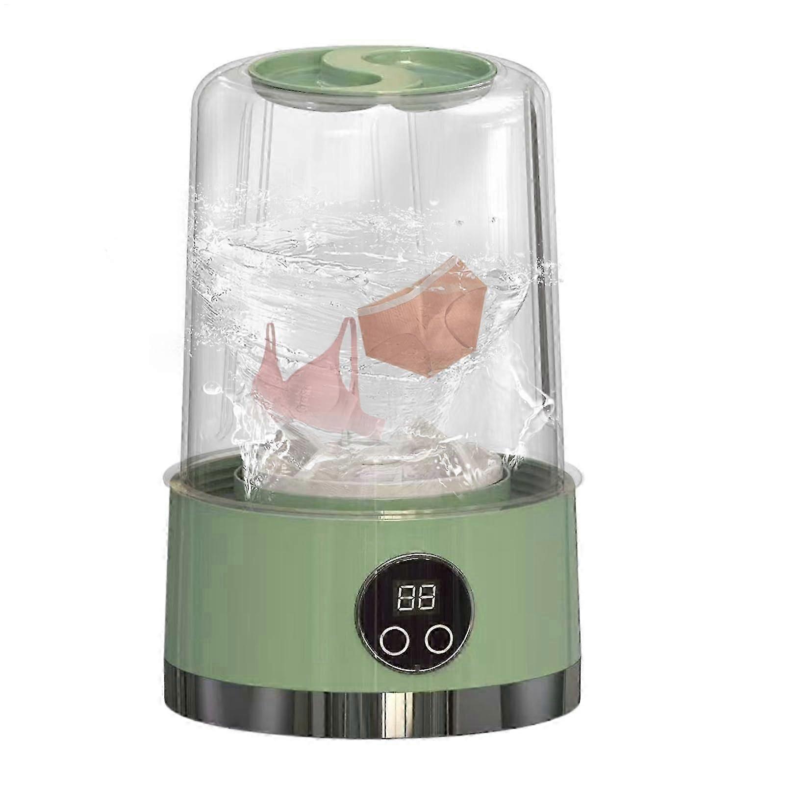 YE02 portable miniwashing machine, rechargeable for travel apartment camping