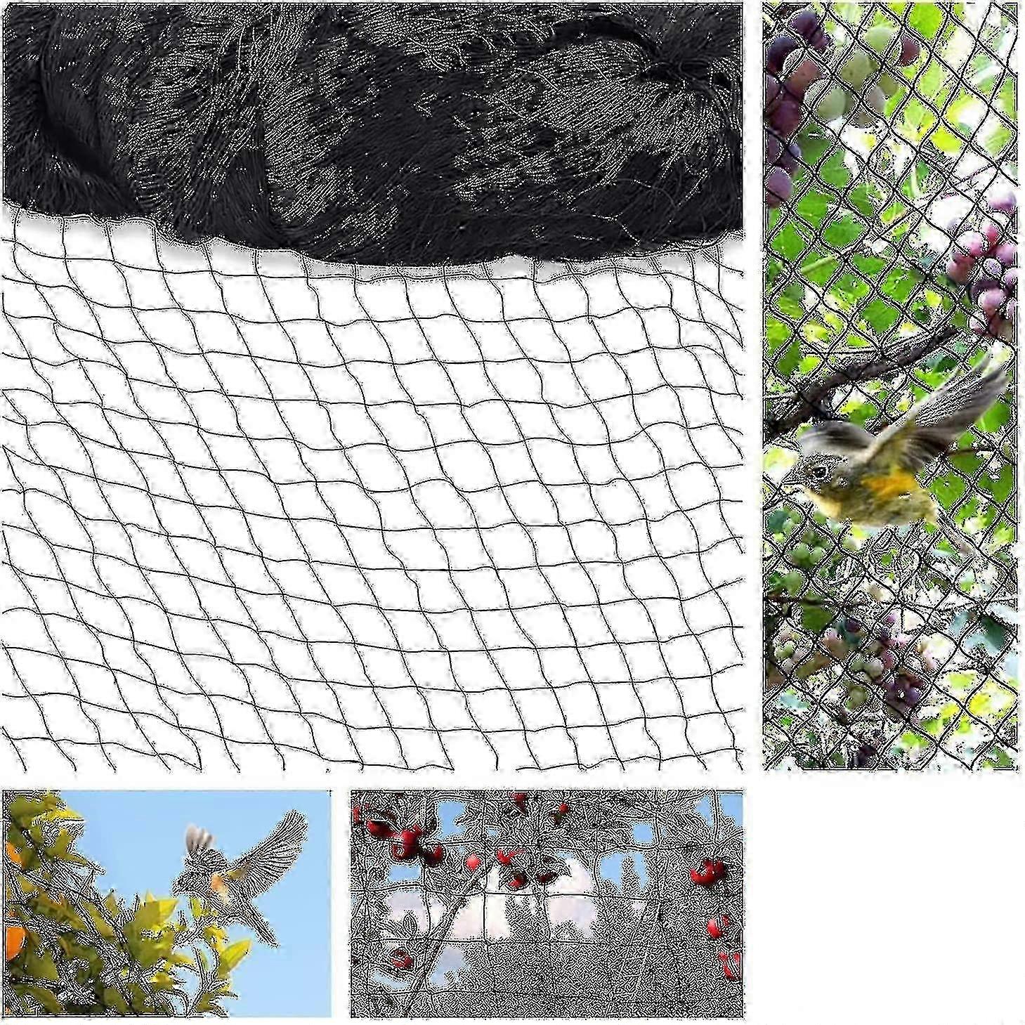 15m X 15m Bird Protection Net Bird Net Plant Net Pond Net Garden Net For Garden,5 X 5 Cm Large Holes,2024 Ping