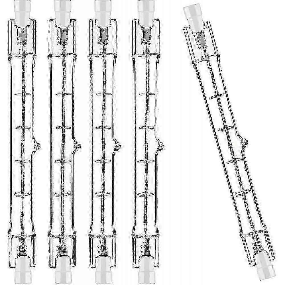 5 عبوات لمبة هالوجين R7s 118 مم 200 واط 230 فولت ، مصباح قضيب قابل للتعتيم لتسليط الضوء