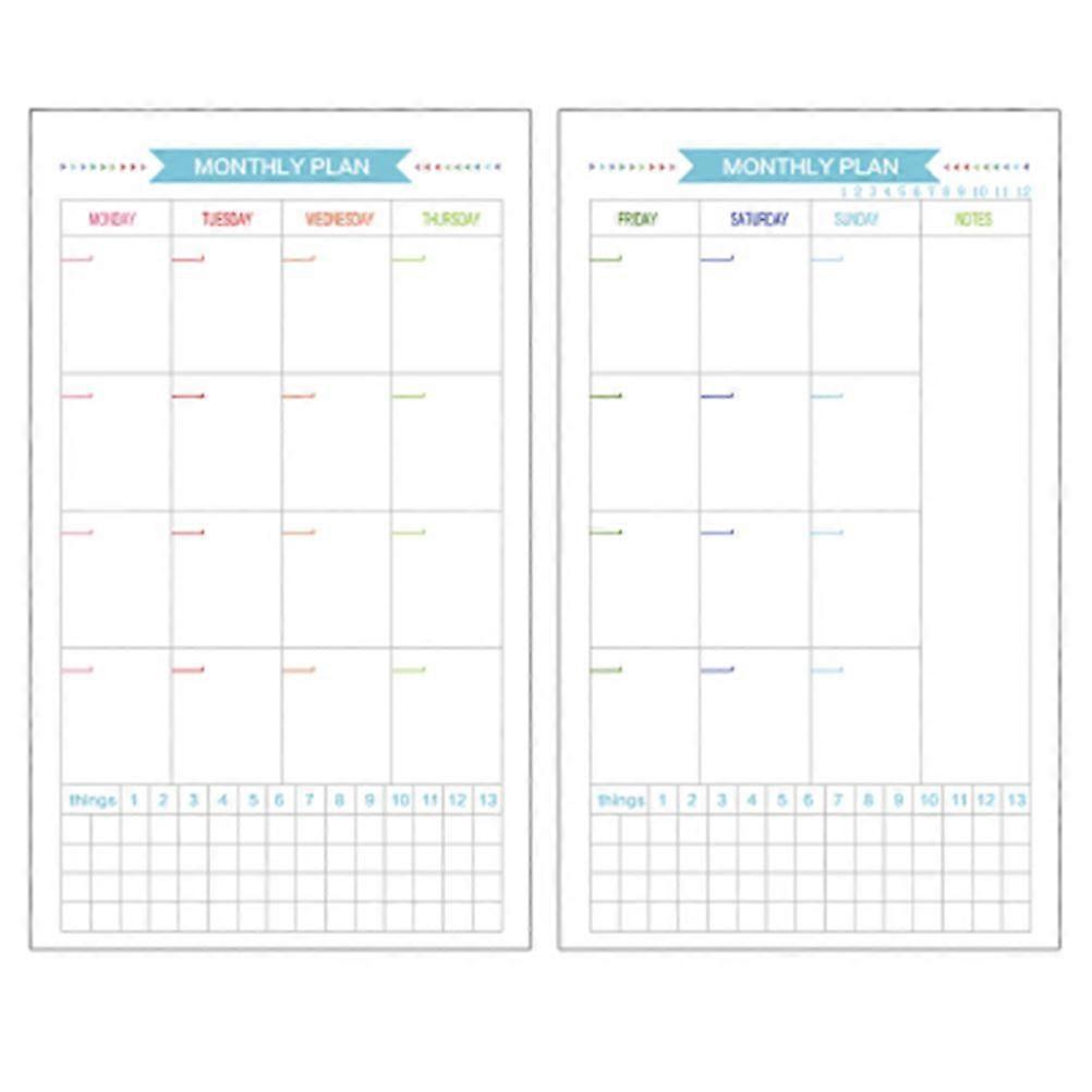 40 Sheets A5 Size 6-Hole Paper Refills For Notebook Planner Journal Dairy