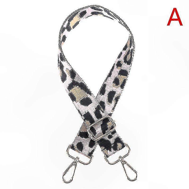 Leopard Print Women's Bag Strap Accessory Adjustable Shoulder Thickened Colored