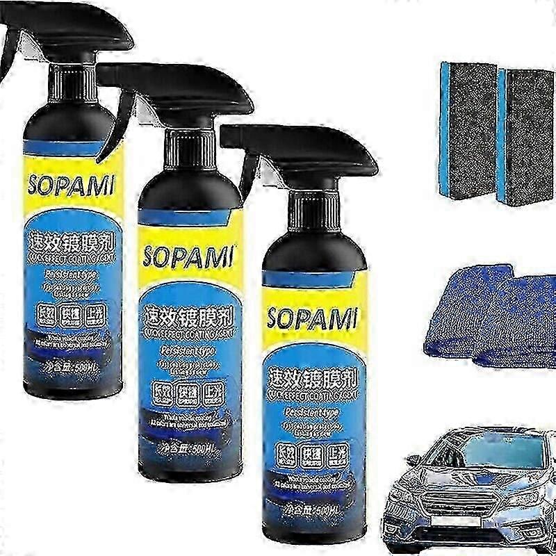ספריי ציפוי לרכב Sopami 1-3set לברק לאורך זמן