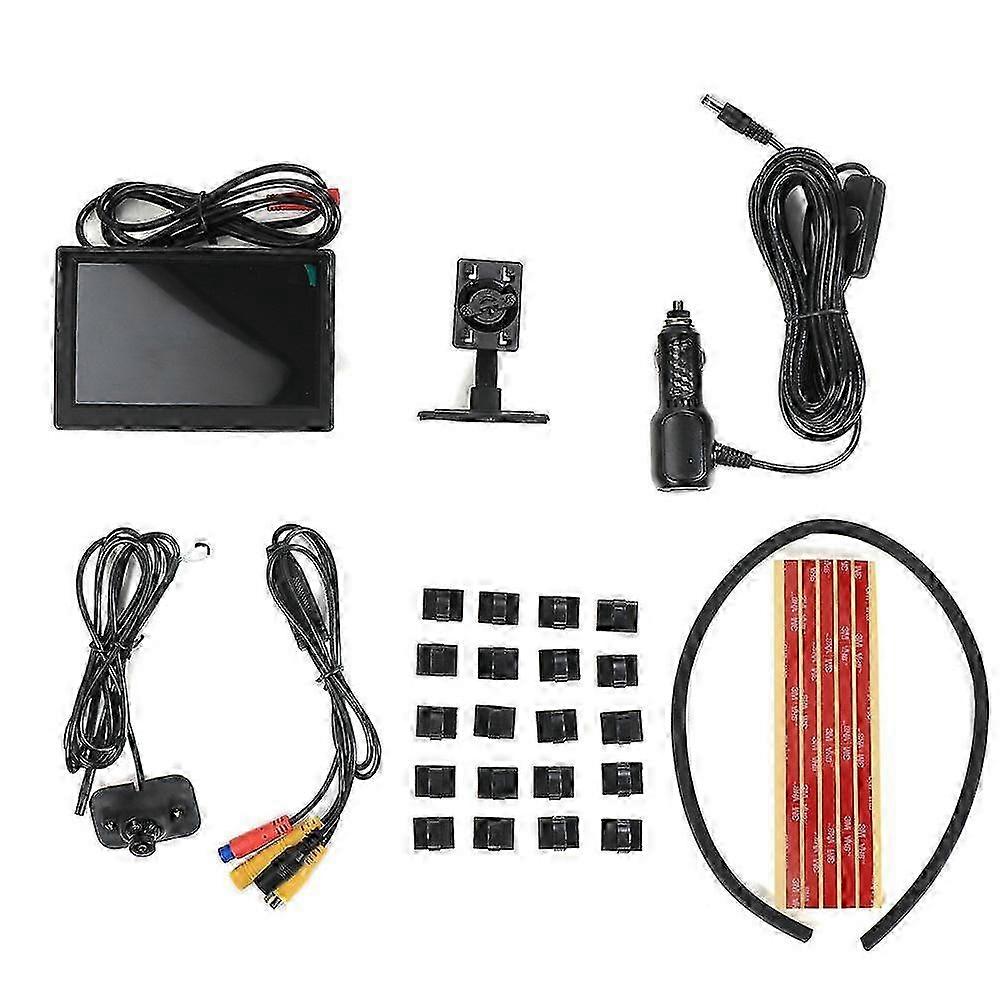 1080P 5 inch HD Display Screen Side Front Blind Spot Camera Image Assistance System Kit 2025