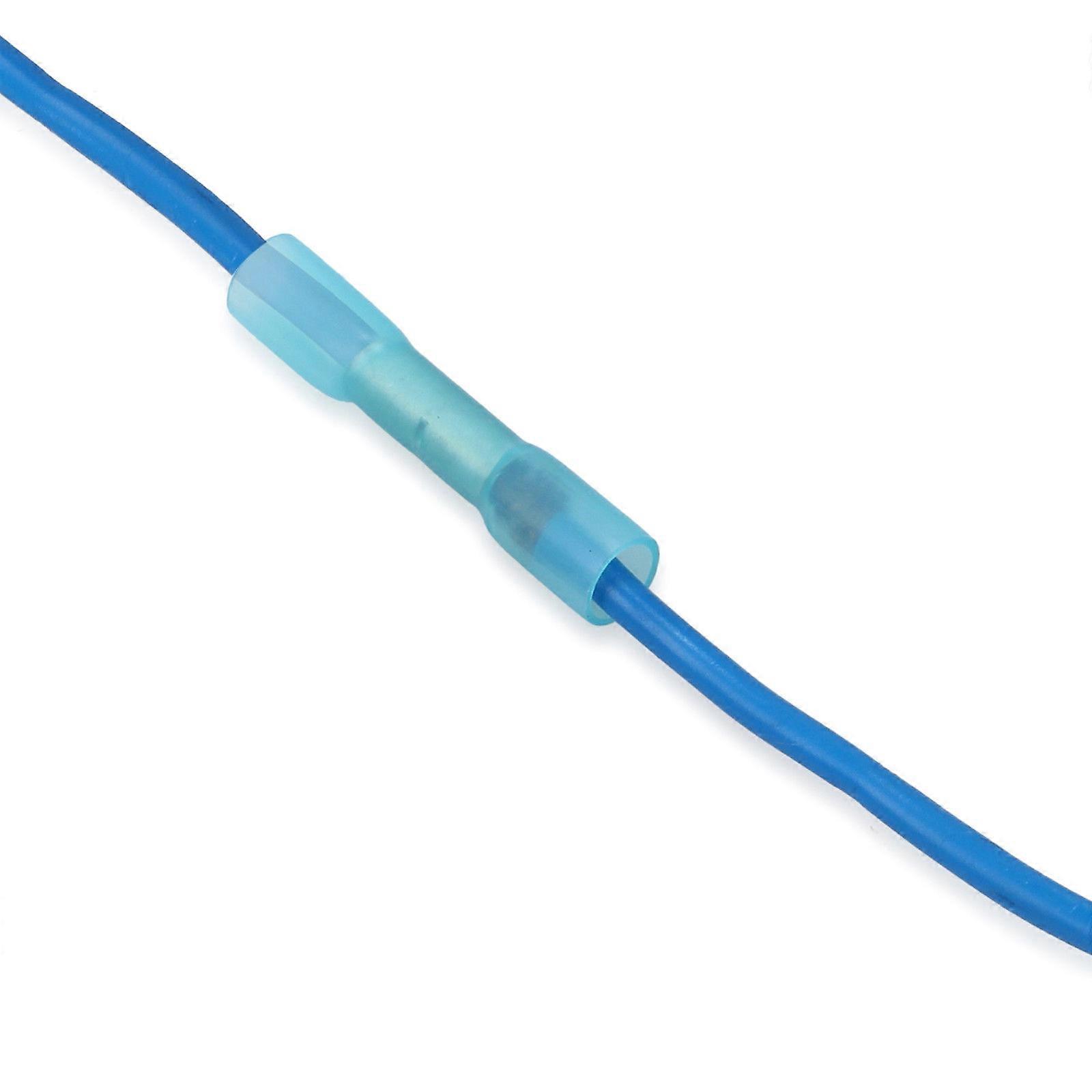Butt Wire Connectors Heat Shrink Insulated Crimp Terminals Set of 100Pcs