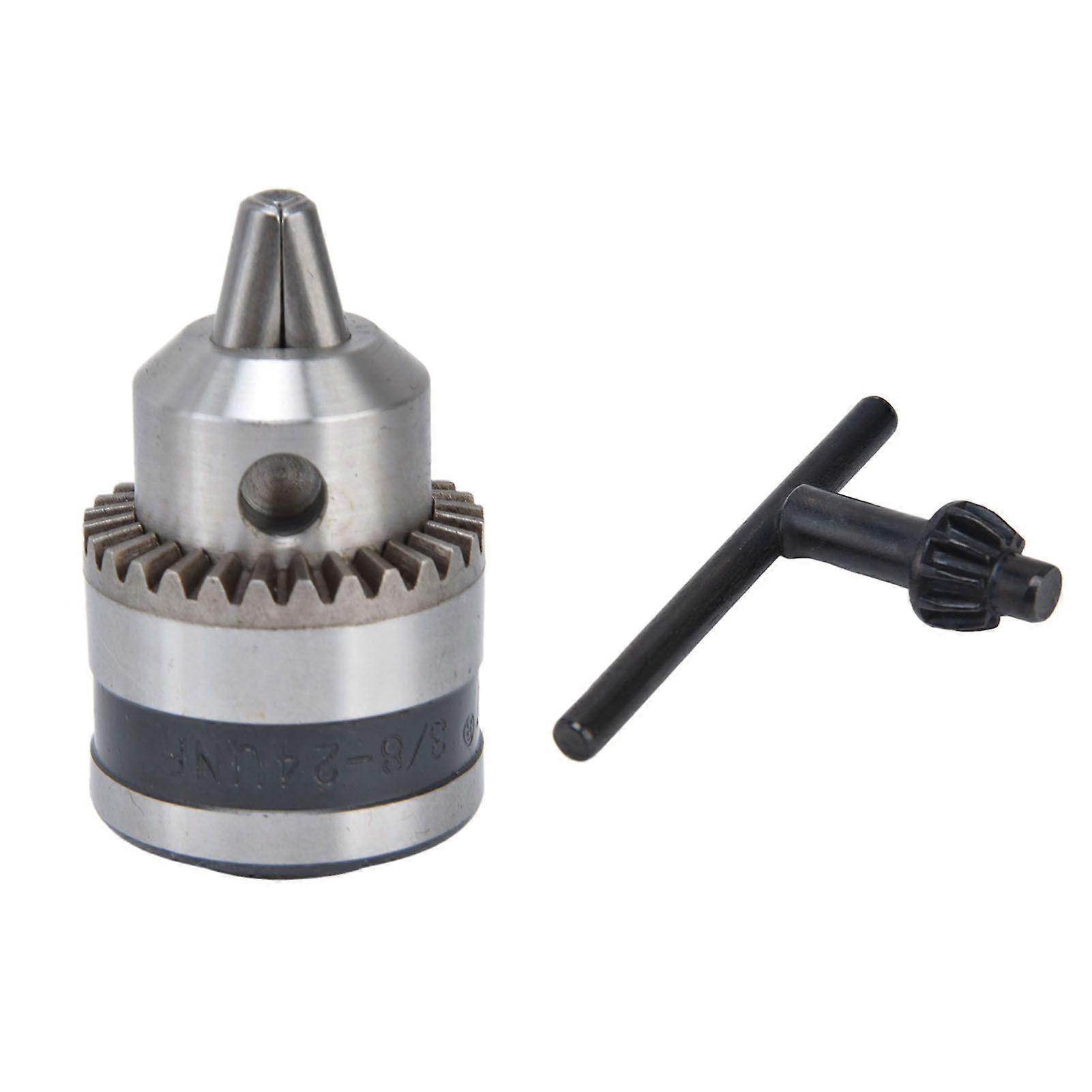 Conversion Drill Chuck Stainless Steel Keyless 3 Jaw Thread Drills Chucks 3/824UNF 0.66mm