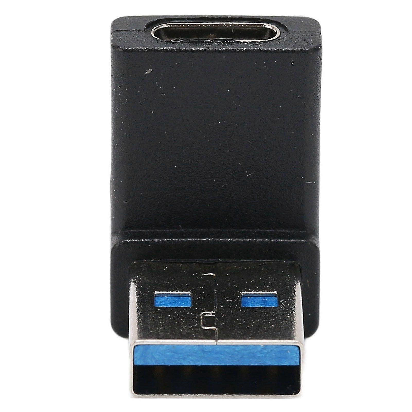 Type C to USB 3.0 Adapter Multifunctional 90 Degree Type C Extension Adapter for Charging and Speed Transmission