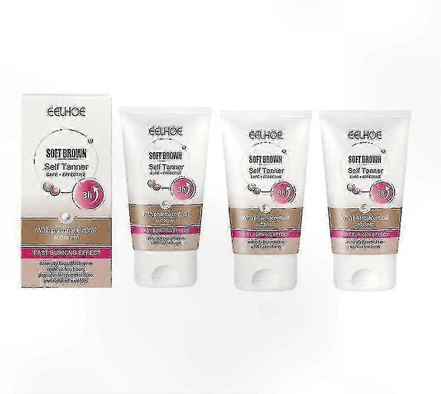 Self-Tanning Lotion with Natural Wheat Extract for Hydration and Sun-Free Glow
