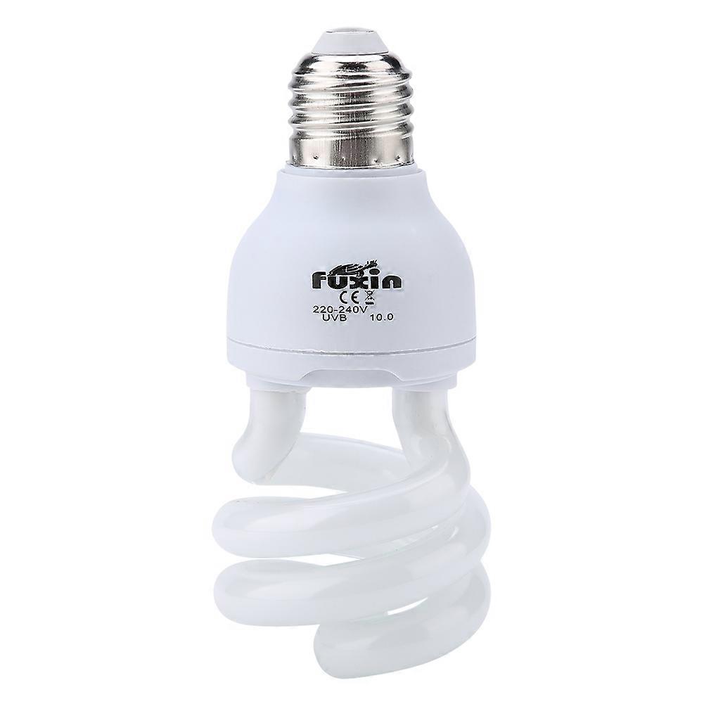 Lampe chauffante compacte UVB 5.0-10.0 pour reptiles, tortues lézards, 220-240 V (13 W)