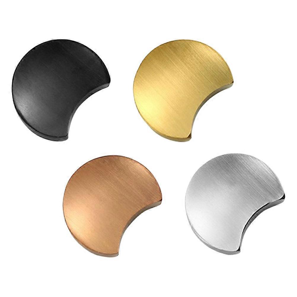 Assorted Color Chopstick Holders for Kitchen Stainless Steel Moon Shape 4Pcs