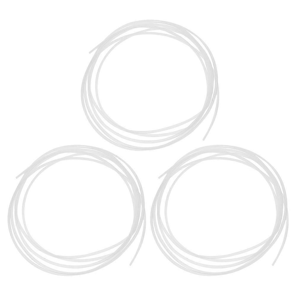 3pcs PTFE Tubes for 3D Printer Flexible PTFE Tube 3D Printer Tubing Professional Printer Ptfe Hoses 3D Printer Ptfe Hose Replacement