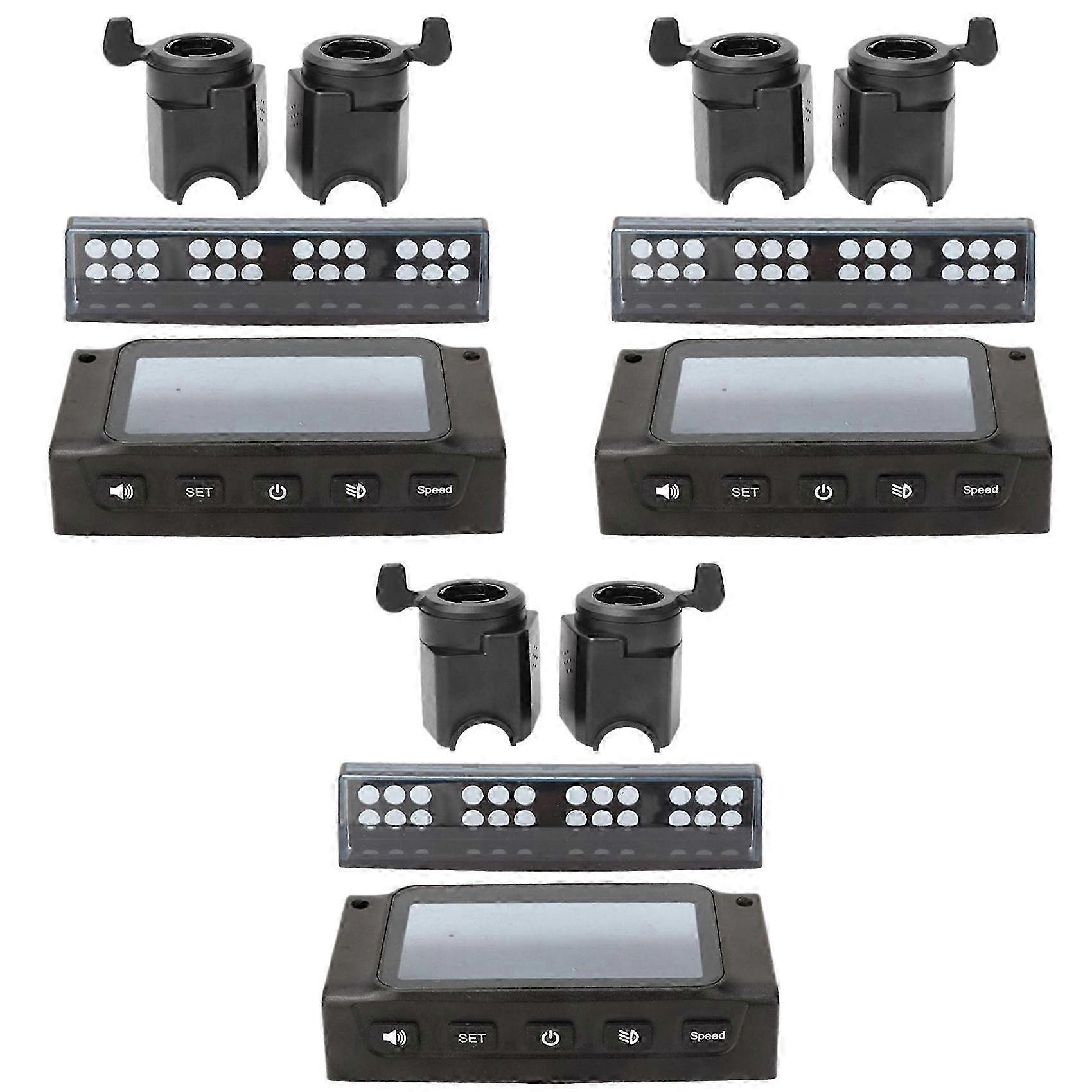 Revamped LCD Monitor Cover for KUGOO S1, S2, S3 Scooters with 8-Inch Display, Accelerator and LED Lamp Protection
