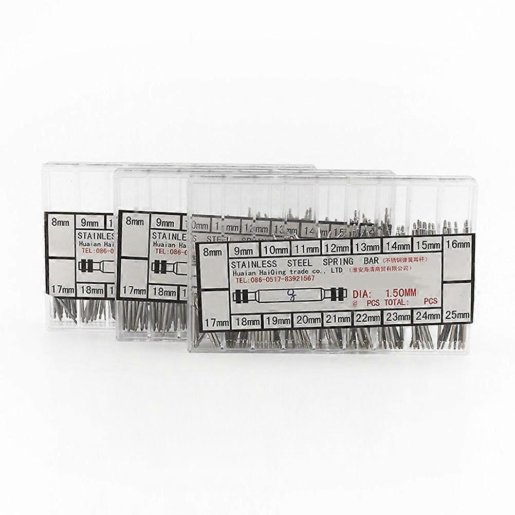 Hand Watch Spring Bar Needles for Watch Connecting Shaft 360Pcs Set