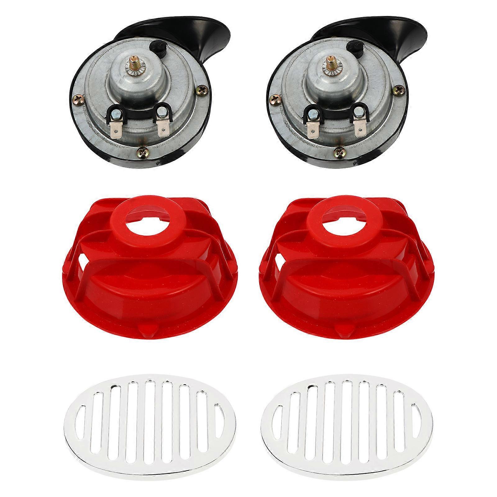 Car Snail Horn with Waterproof Function 1Pair Dual Tone Copper Horn Set