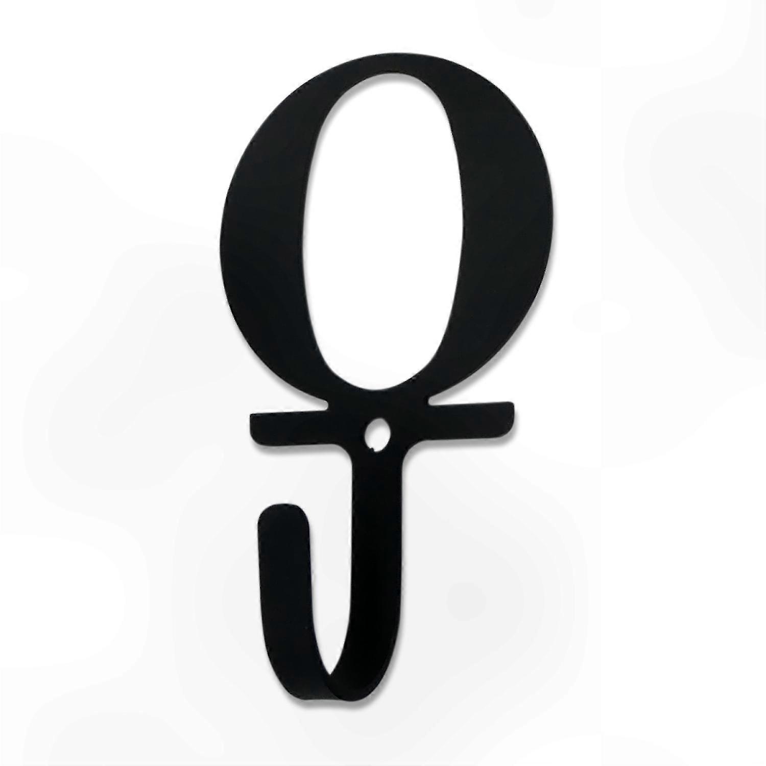Wall-Mounted Hook for Letter 'O' Storage and Organization Solution
