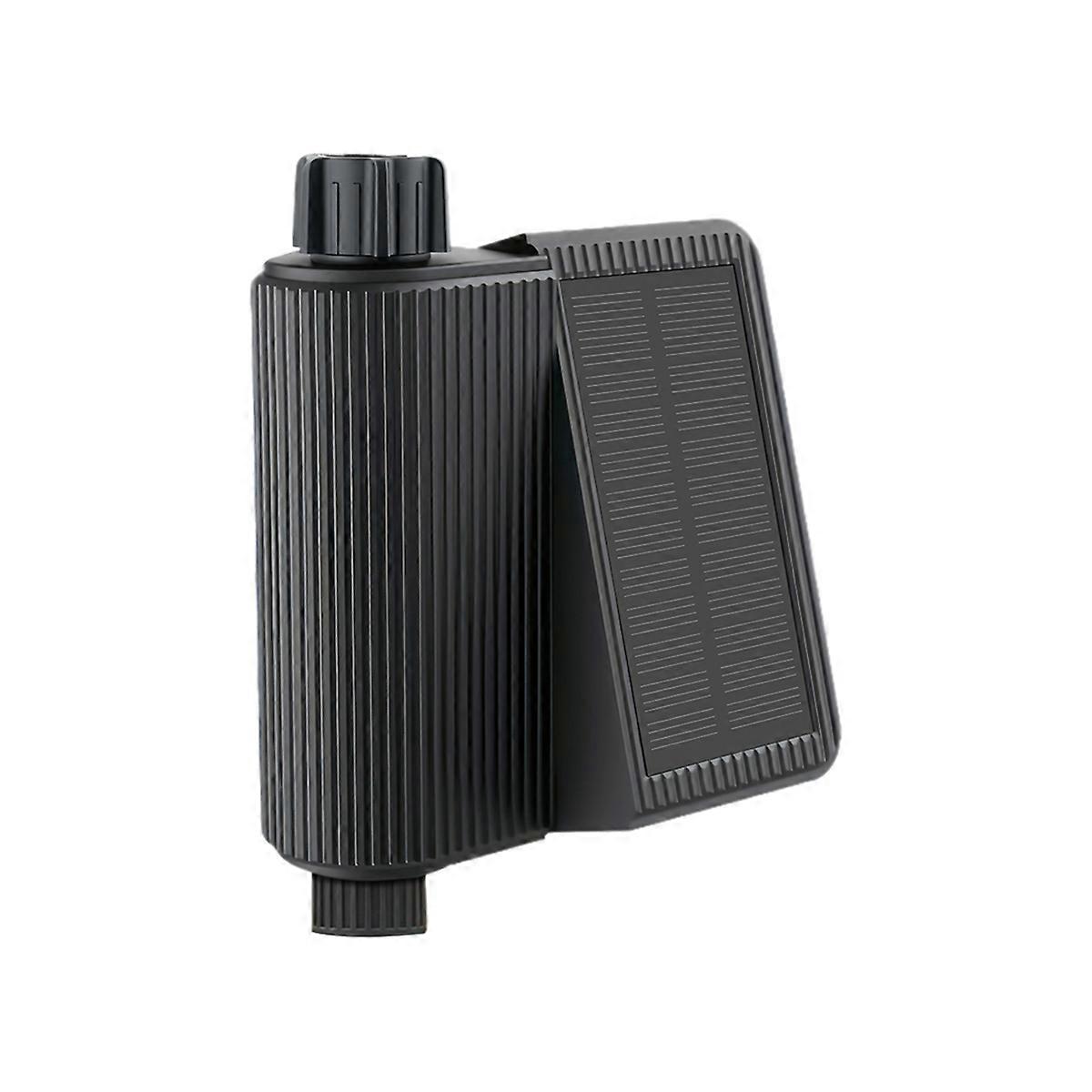 Solar Electric WiFi Sprinkler Timer with Brass Inlet Automatic Irrigation Controller No Hub Require