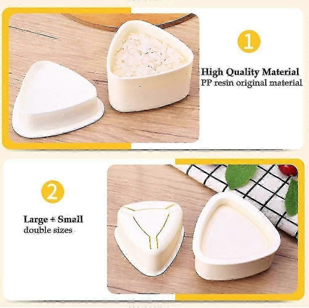 suitable for sushi mold set, diy onigiri mold, tri mold
