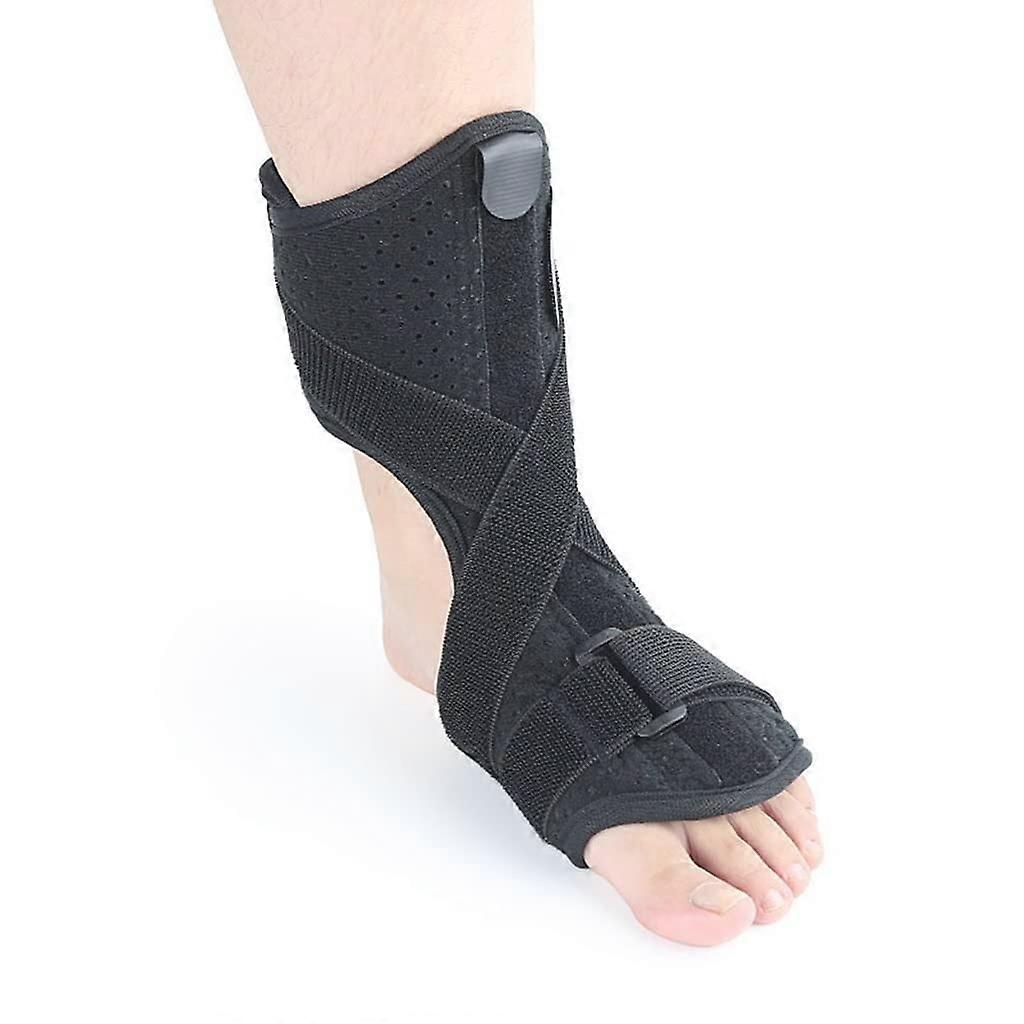 Ankle Support Brace Sprained Ankles Achilles Tendonitis Unisex Adjustable Breathable Neoprene With Metal Stays Running Football