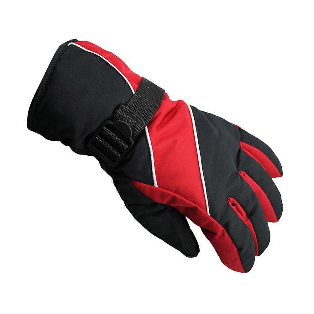Mens Ski Gloves Windproof Warm Snow Protection Gloves