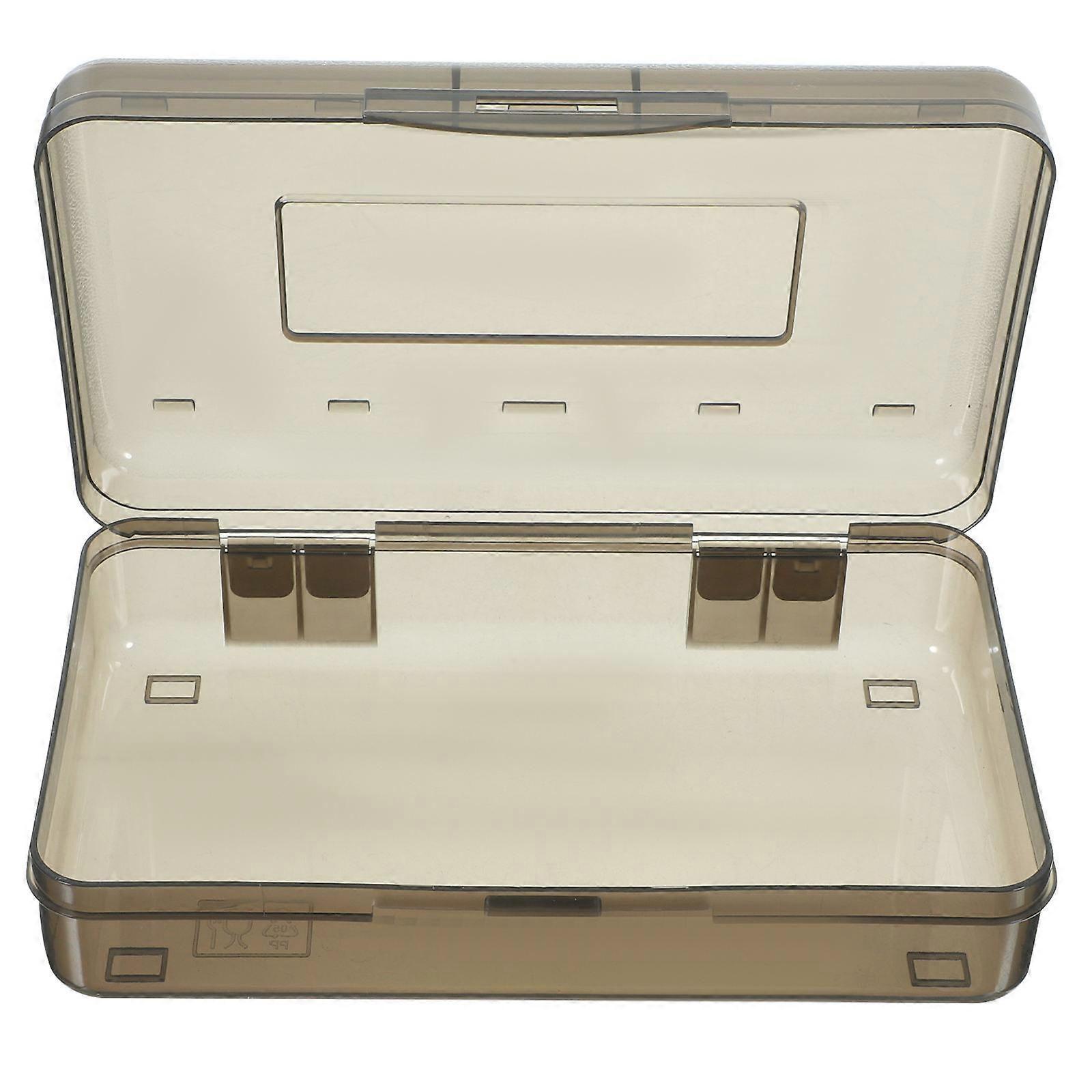 Large Capacity Plastic Pencil Case for Storage Portable 3Pcs Set