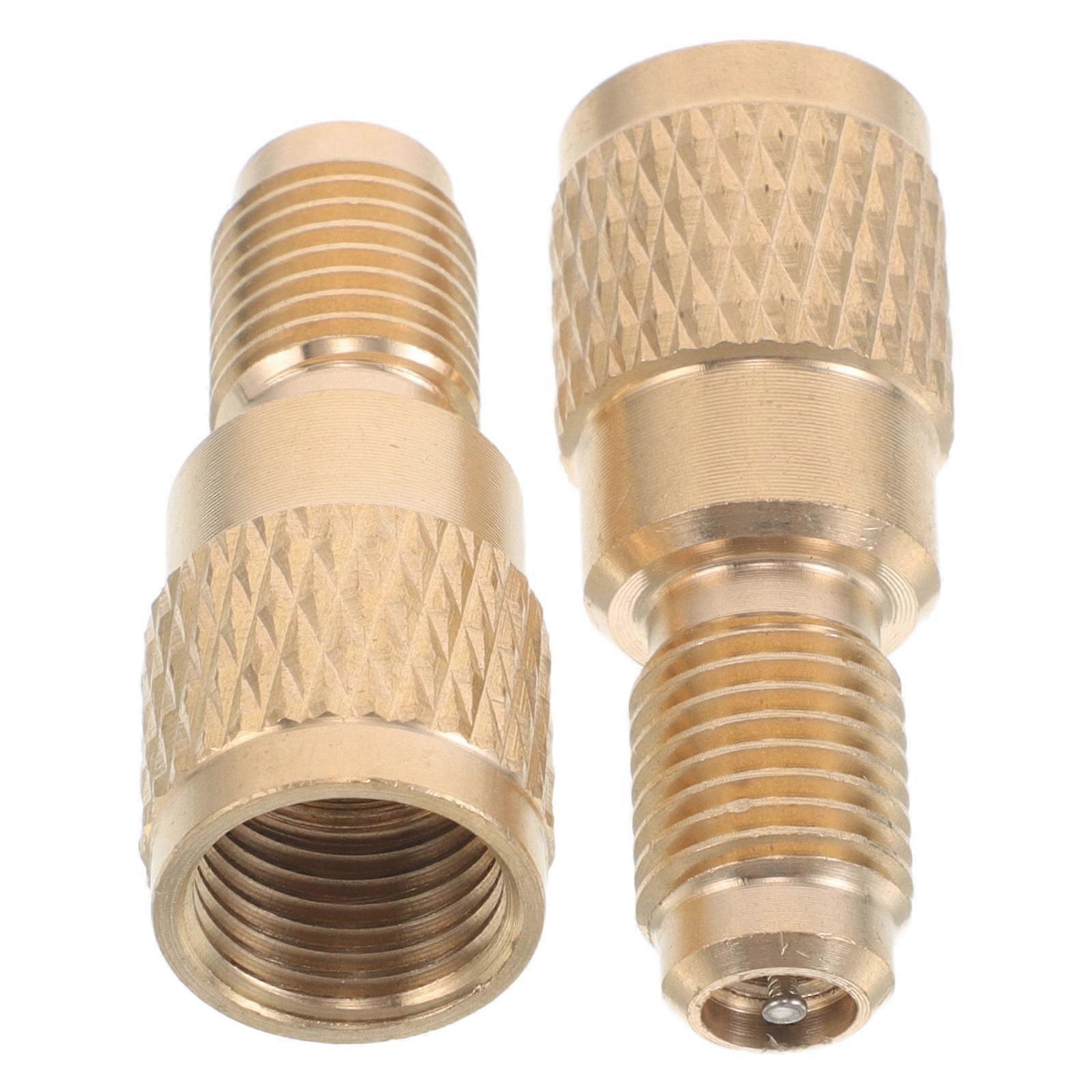 Hvac Air Conditioning Adapter Copper Hose Connector for Conversion 6Pcs