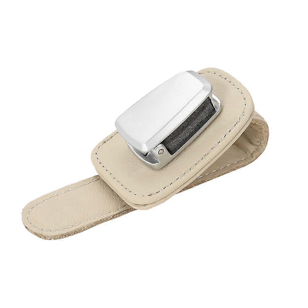 Car Visor Glasses Holder Multi-Function Clip for in Beige