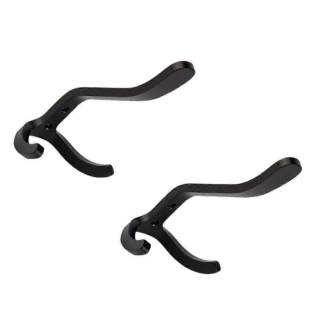 Multi-Use Hooks Wall Mounted Coat Hooks for Home Use 4Pcs Black